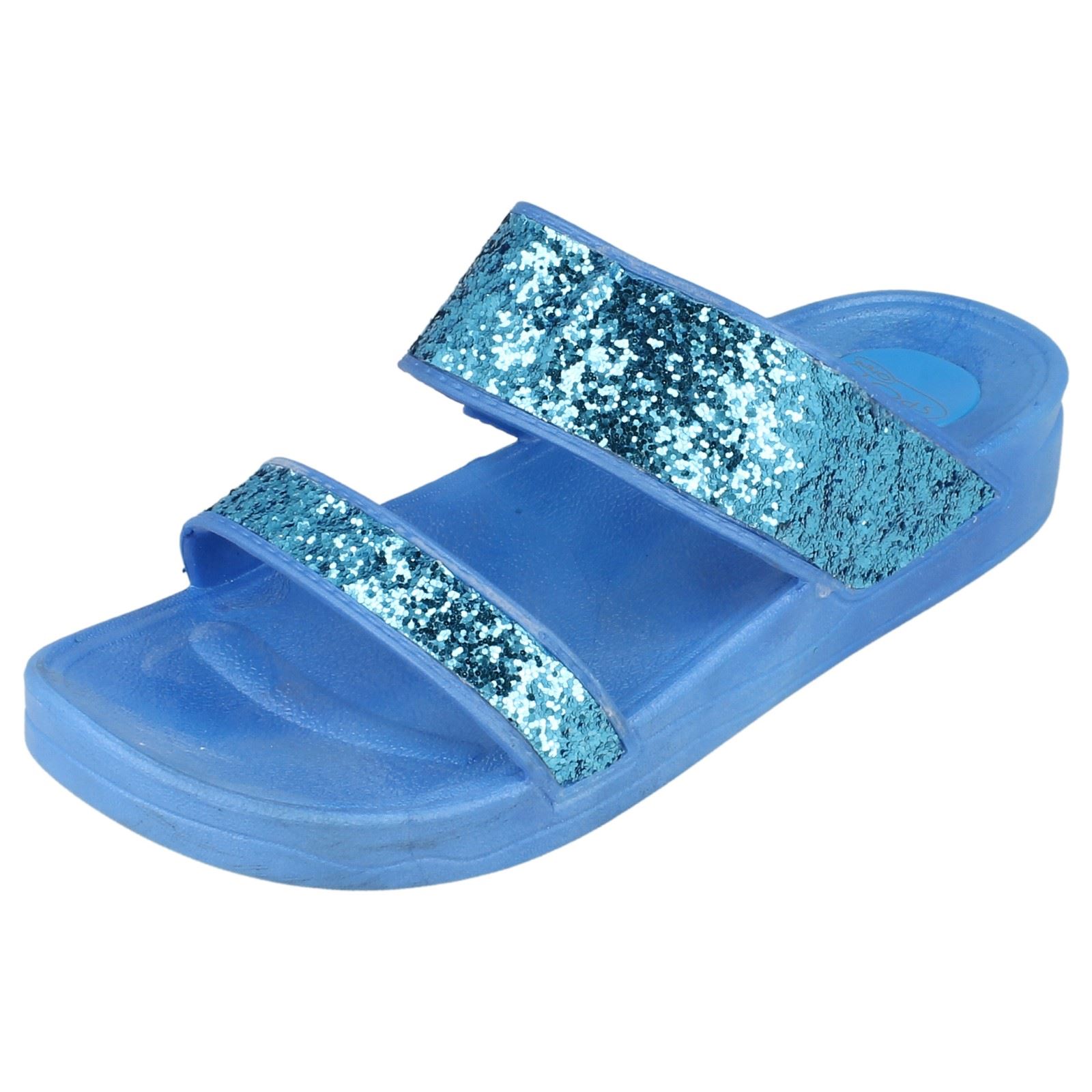 Medio Zeppa Brillantini 2 Barrette Mulo donna