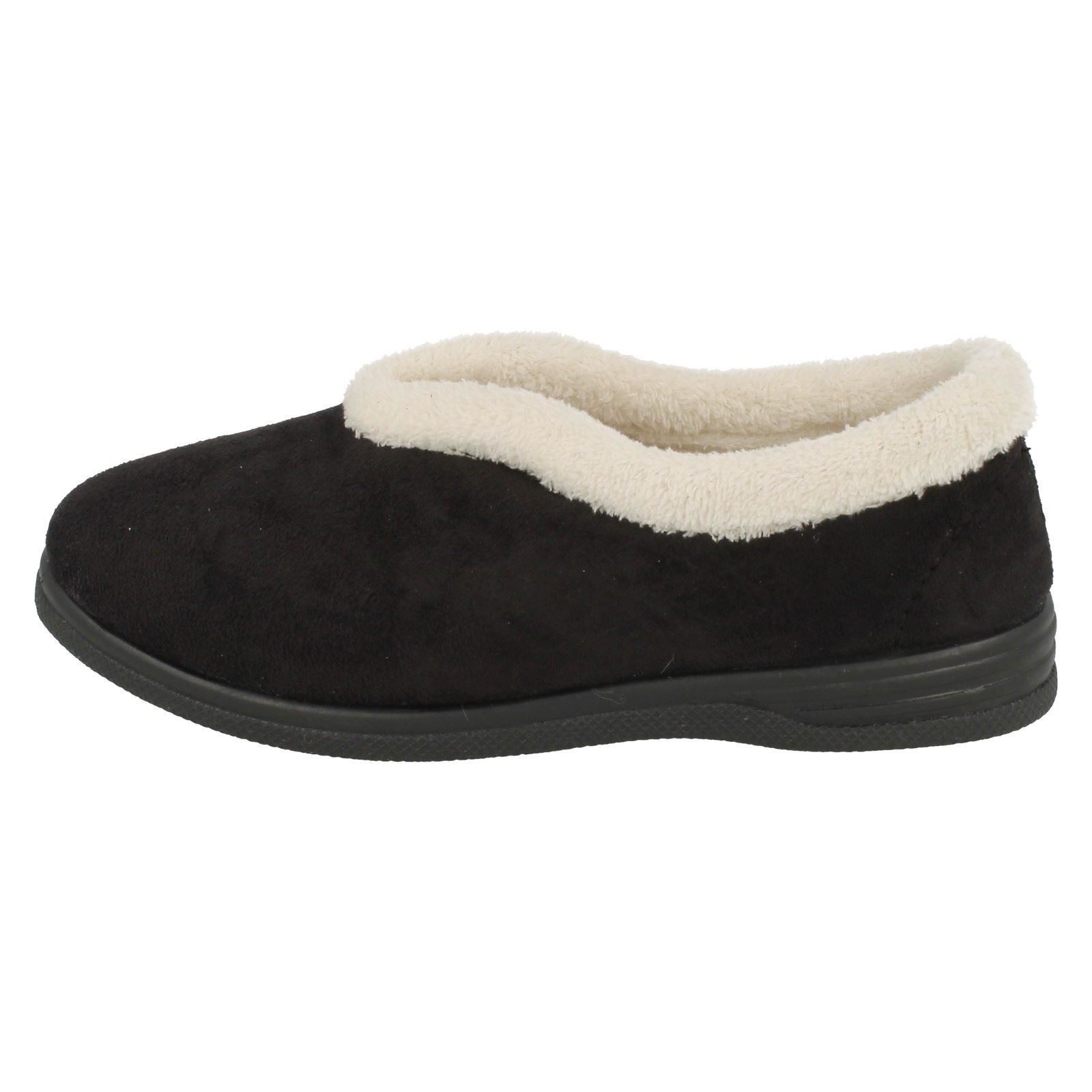 "Iola" Femmes Sandpiper Textile Fermeture à Velcro Bottines Style Pantoufles "Iola" Femmes Sandpiper Textile Fermeture à Velcro Bottines Style Pantoufles