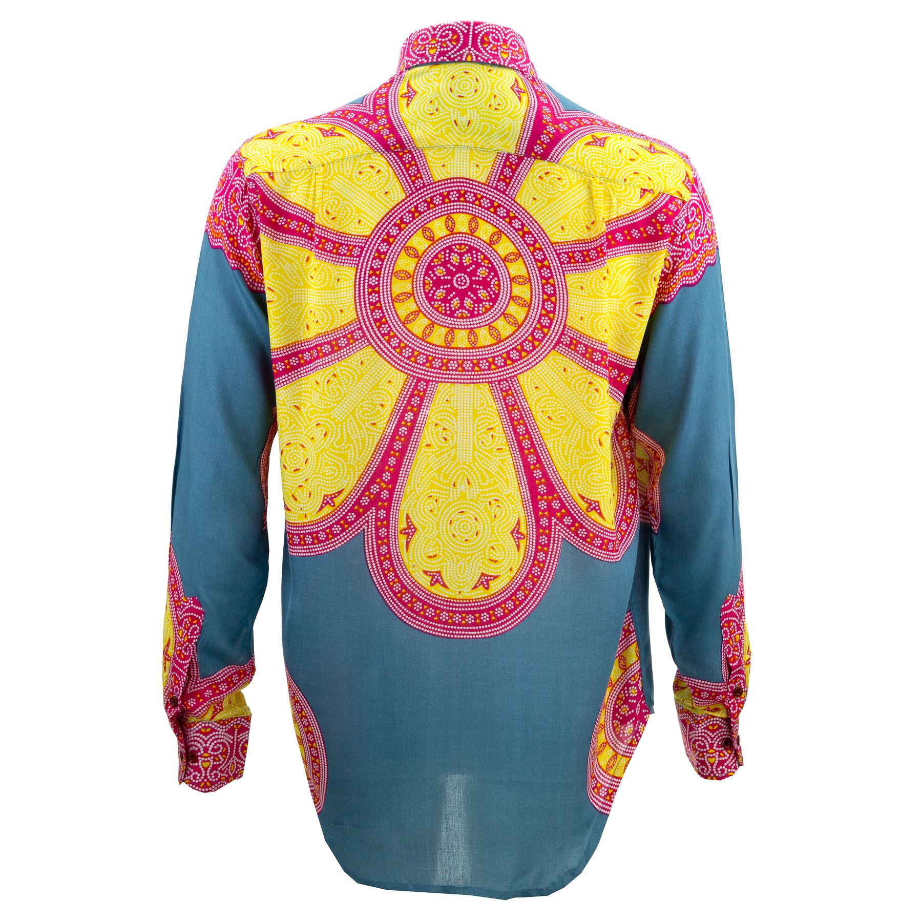 Herren Hemd LOUD Originals Regular Fit Mandala Retro Psychedelic Fancy Herren Hemd LOUD Originals Regular Fit Mandala Retro Psychedelic Fancy