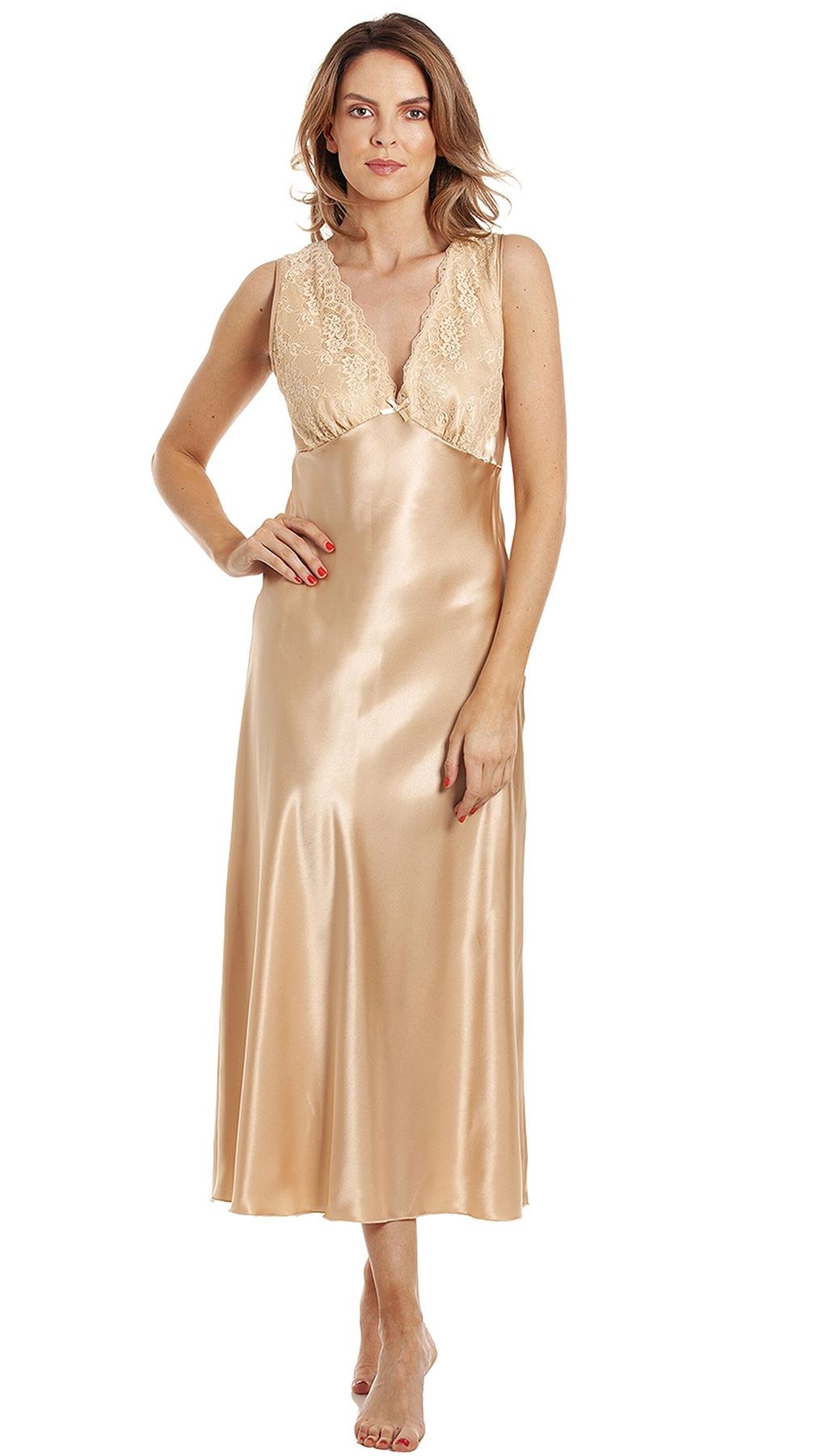 ladies satin nightdresses uk