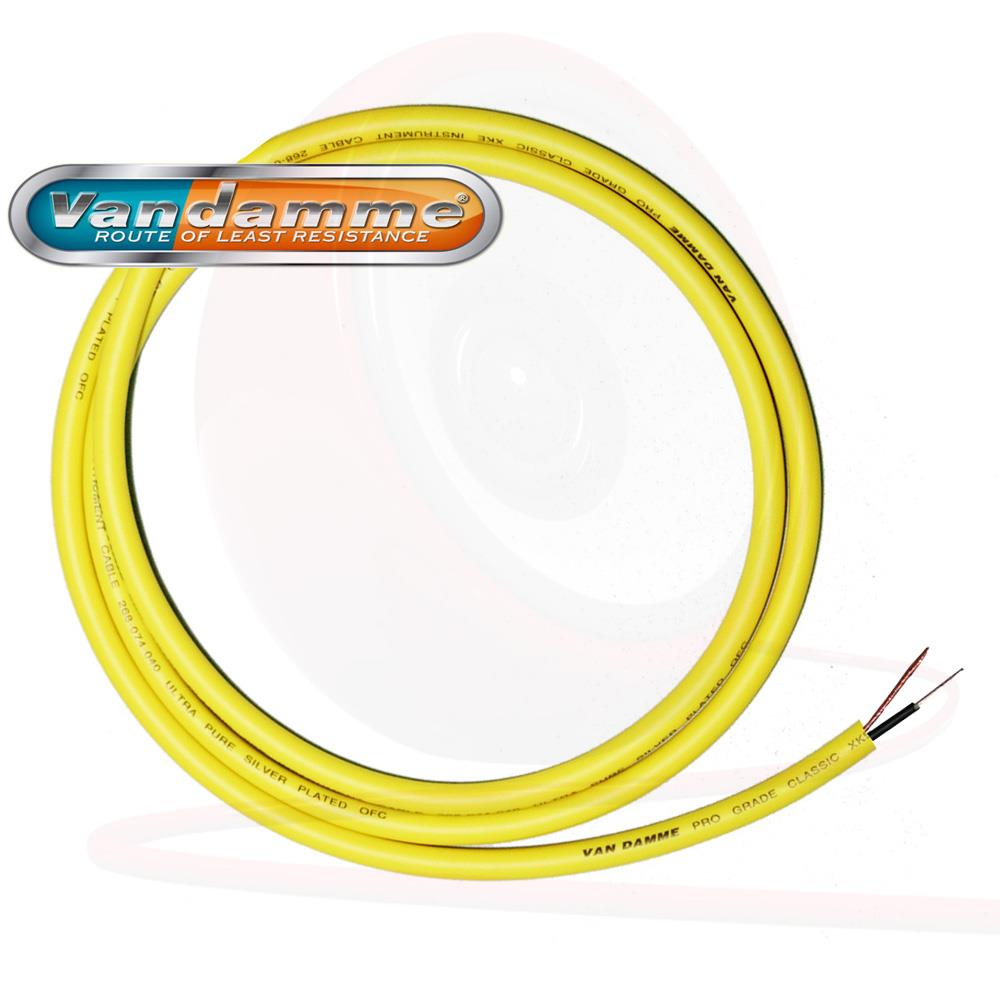 Van Damme PRO Grade XKE Instrument Cable. Best Guitar HiFi Bass Cord Wire Bulk - Picture 8 of 10