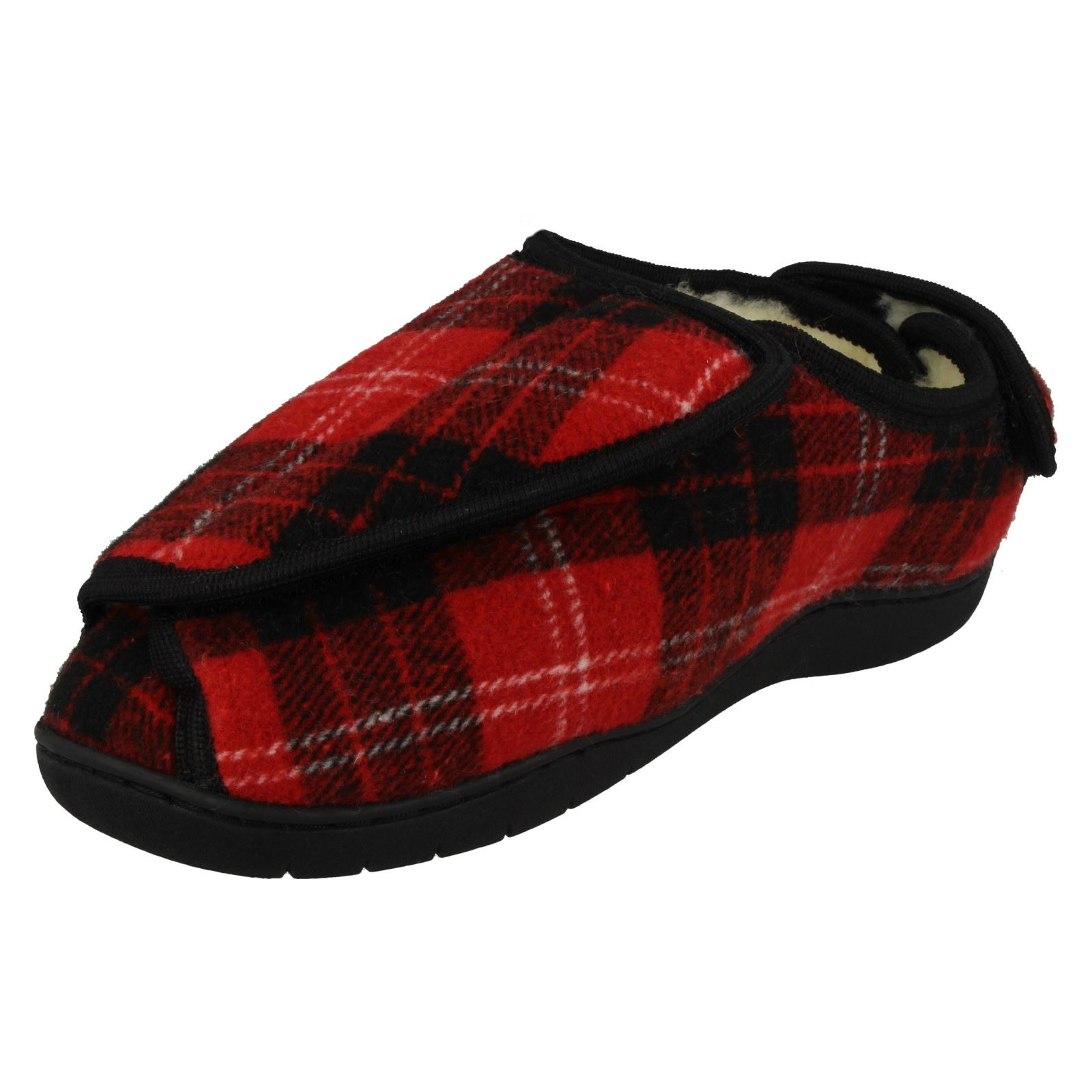mens wide fit slippers ebay