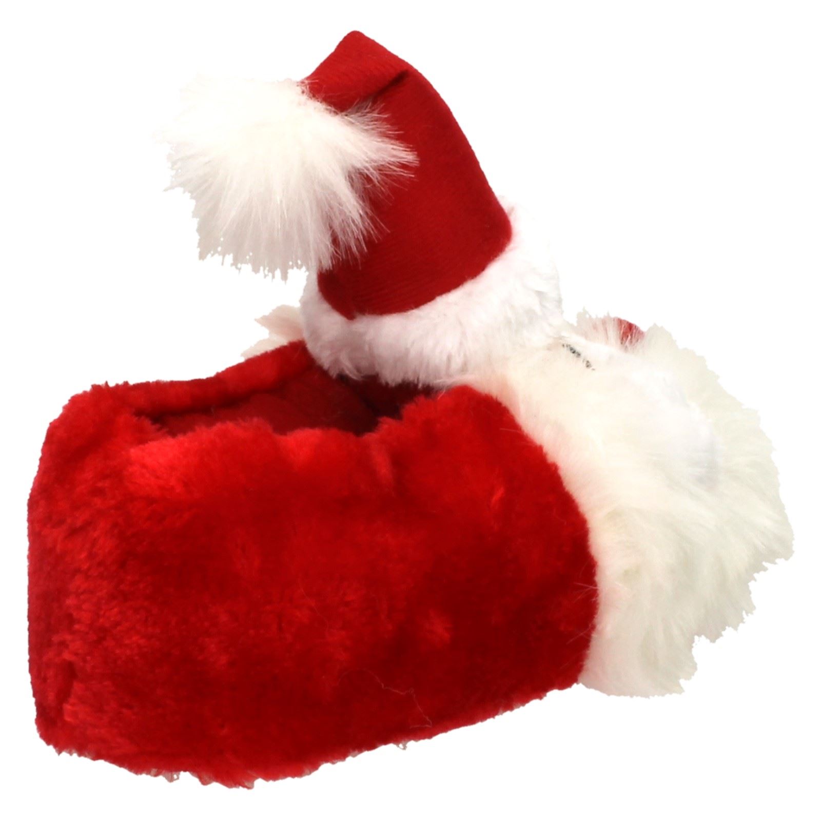 Ladies Spot On Flat Novelty Santa Slippers' Ladies Spot On Flat Novelty Santa Slippers'
