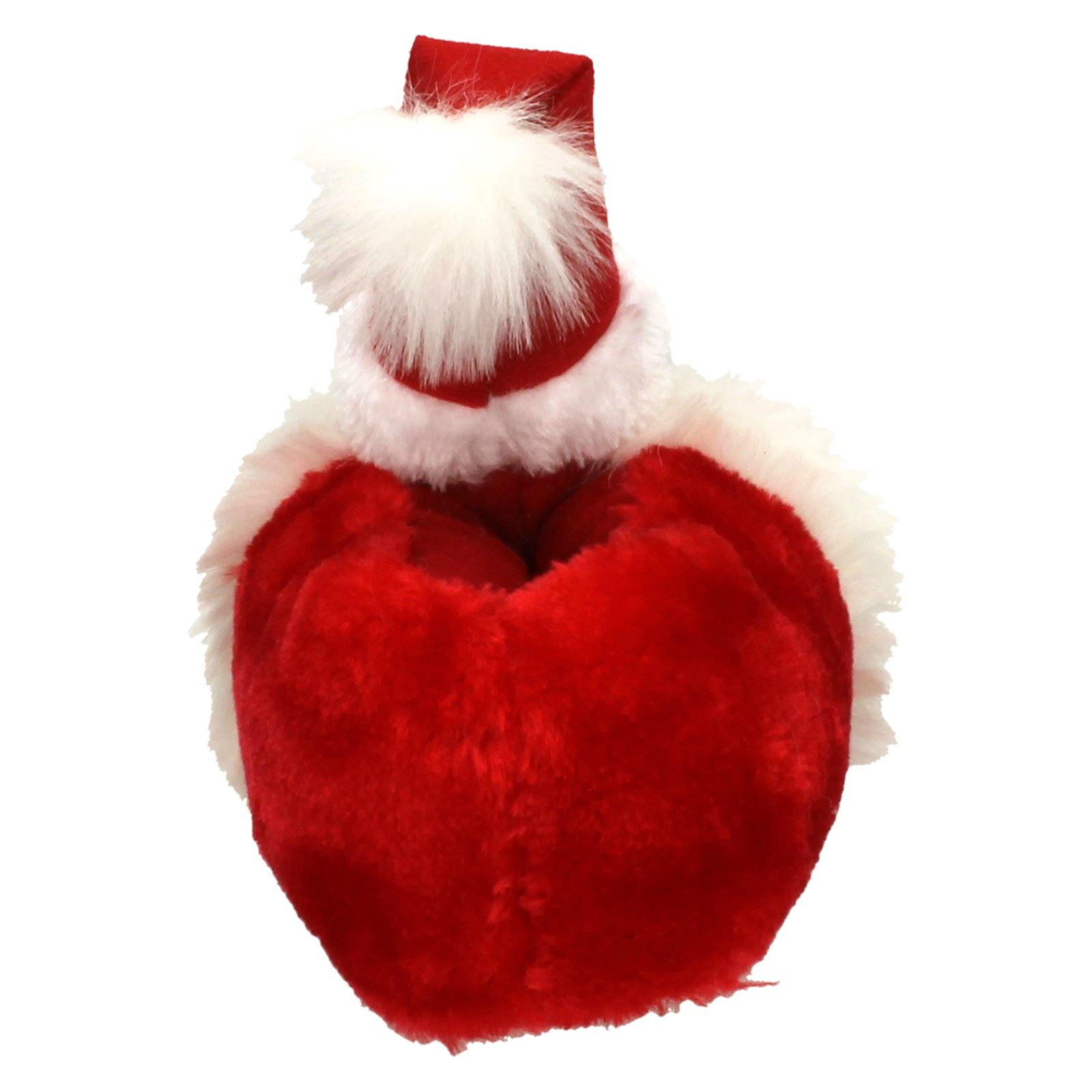 Ladies Spot On Flat Novelty Santa Slippers' Ladies Spot On Flat Novelty Santa Slippers'