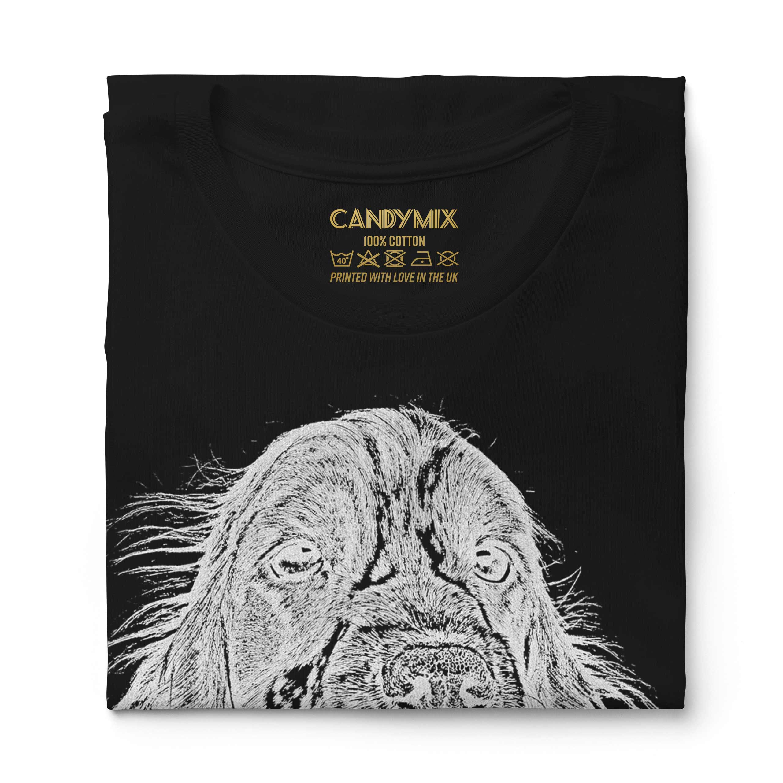 Inglese Cocker Spaniel Schizzo Donna Stampato T-Shirt Grande Dono Cane Lover - Picture 10 of 21