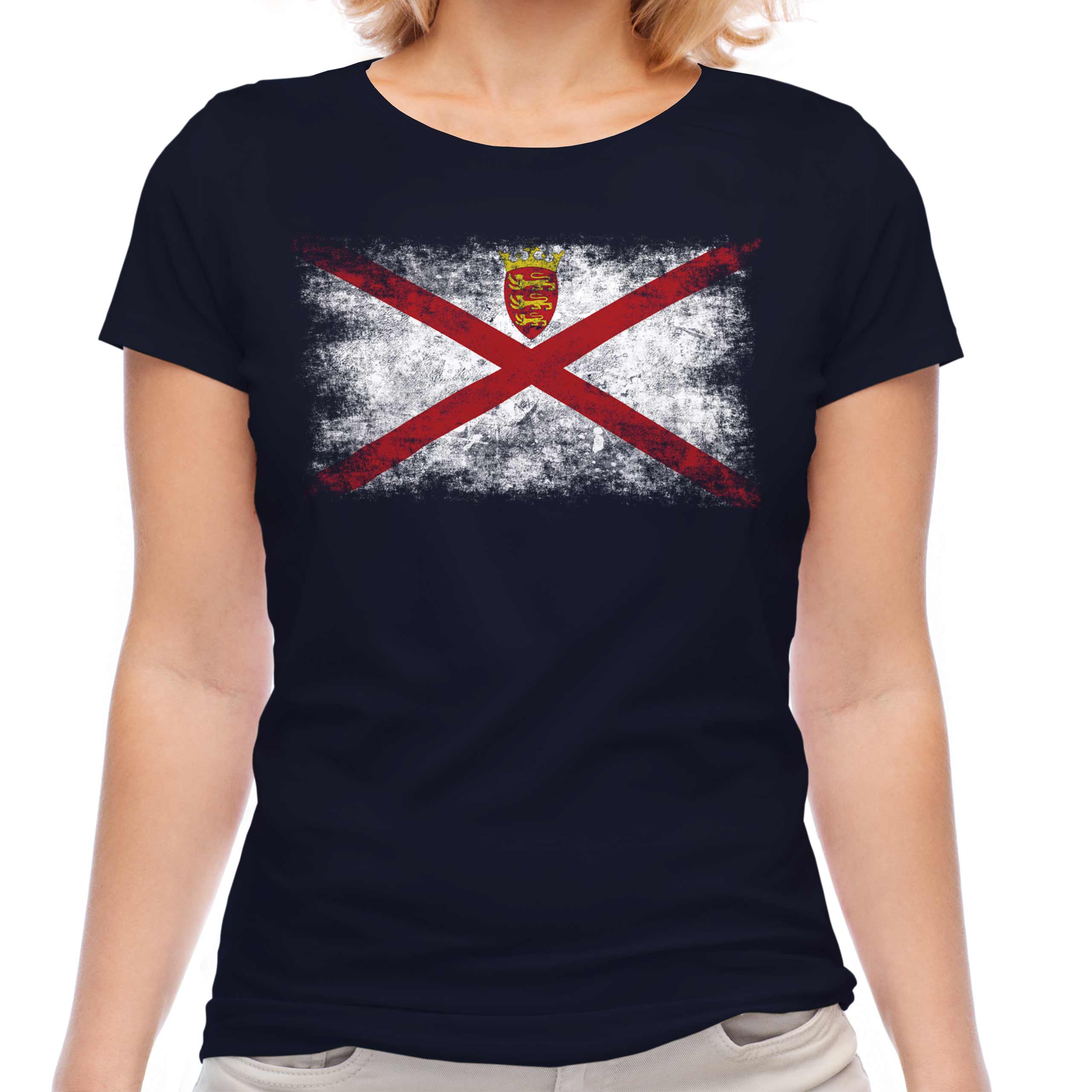 Jersey Bandera Apenada Mujer Camiseta Jerri Camiseta Fútbol Jersey Regalo