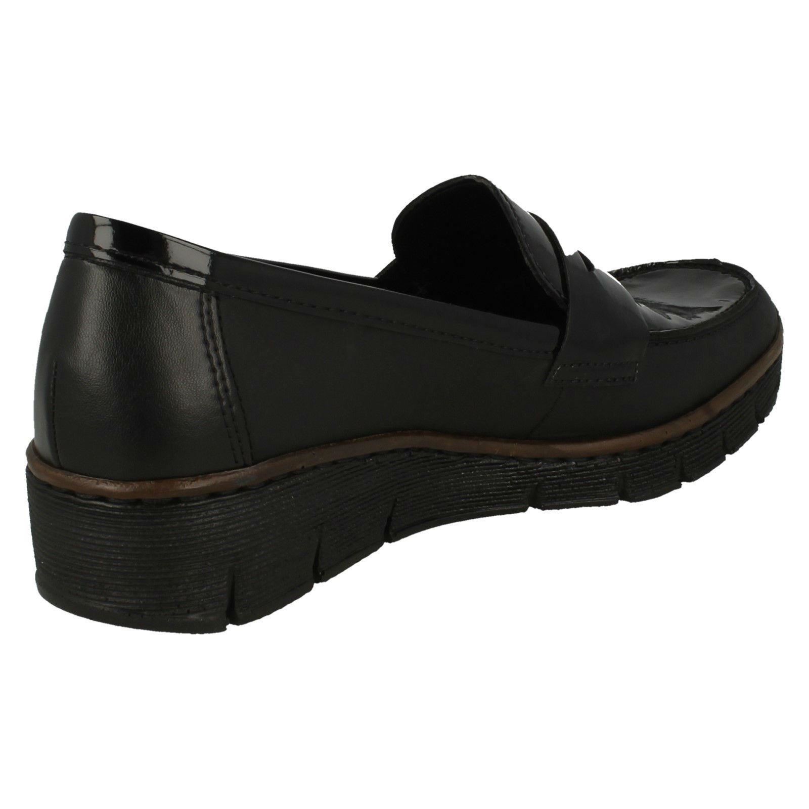 Rieker Ladies Loafers With Flower Vamp - M2770 | eBay