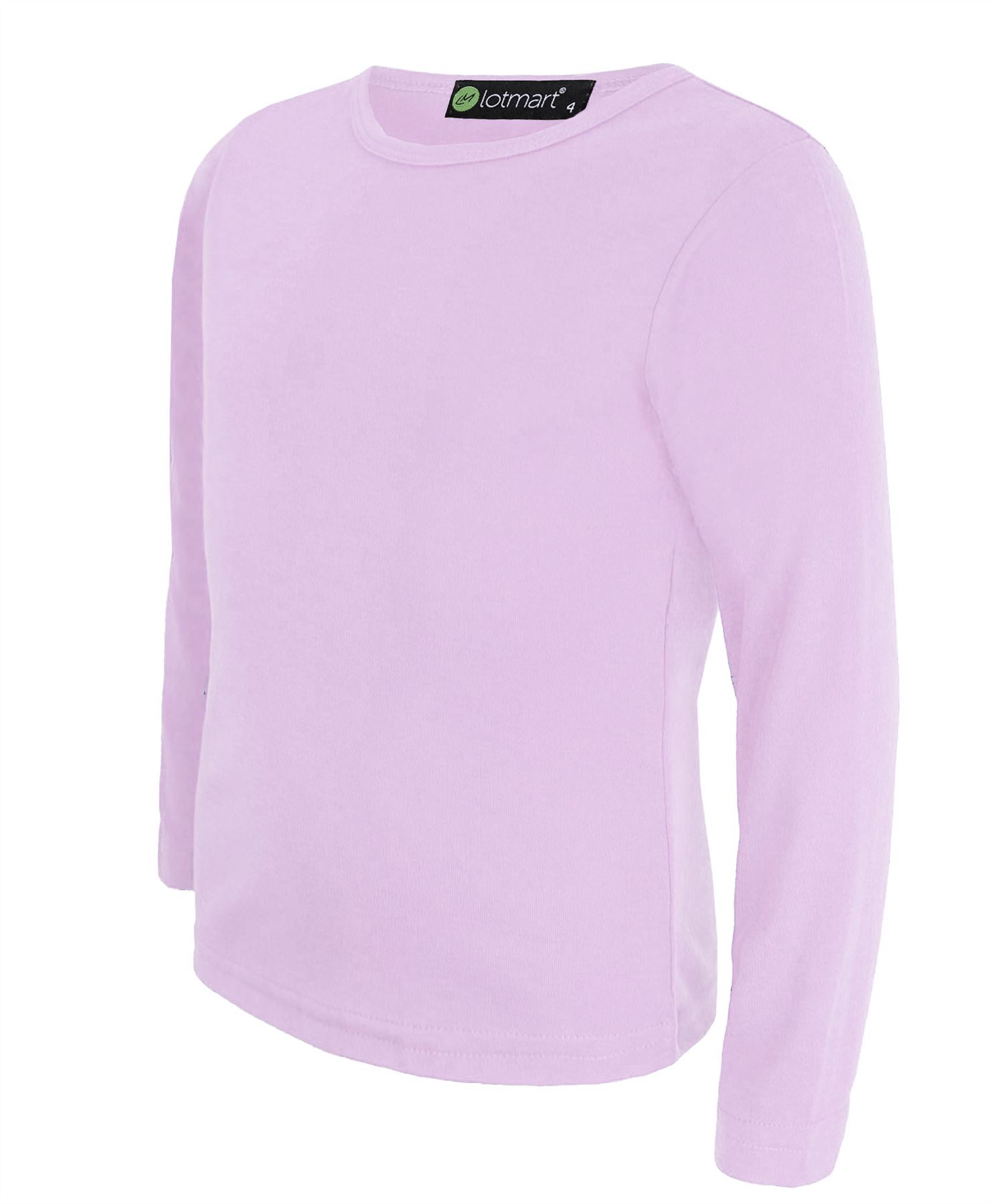 LONG SLEEVE GIRLS BOYS T-SHIRT TOPS 