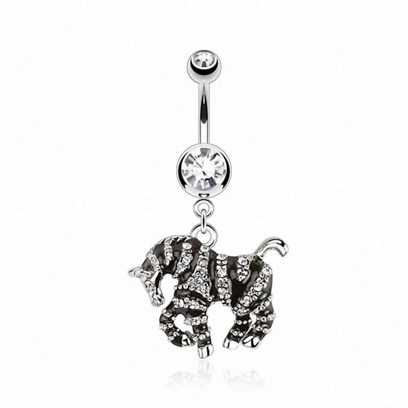 Piercing Navel Zebra eBay