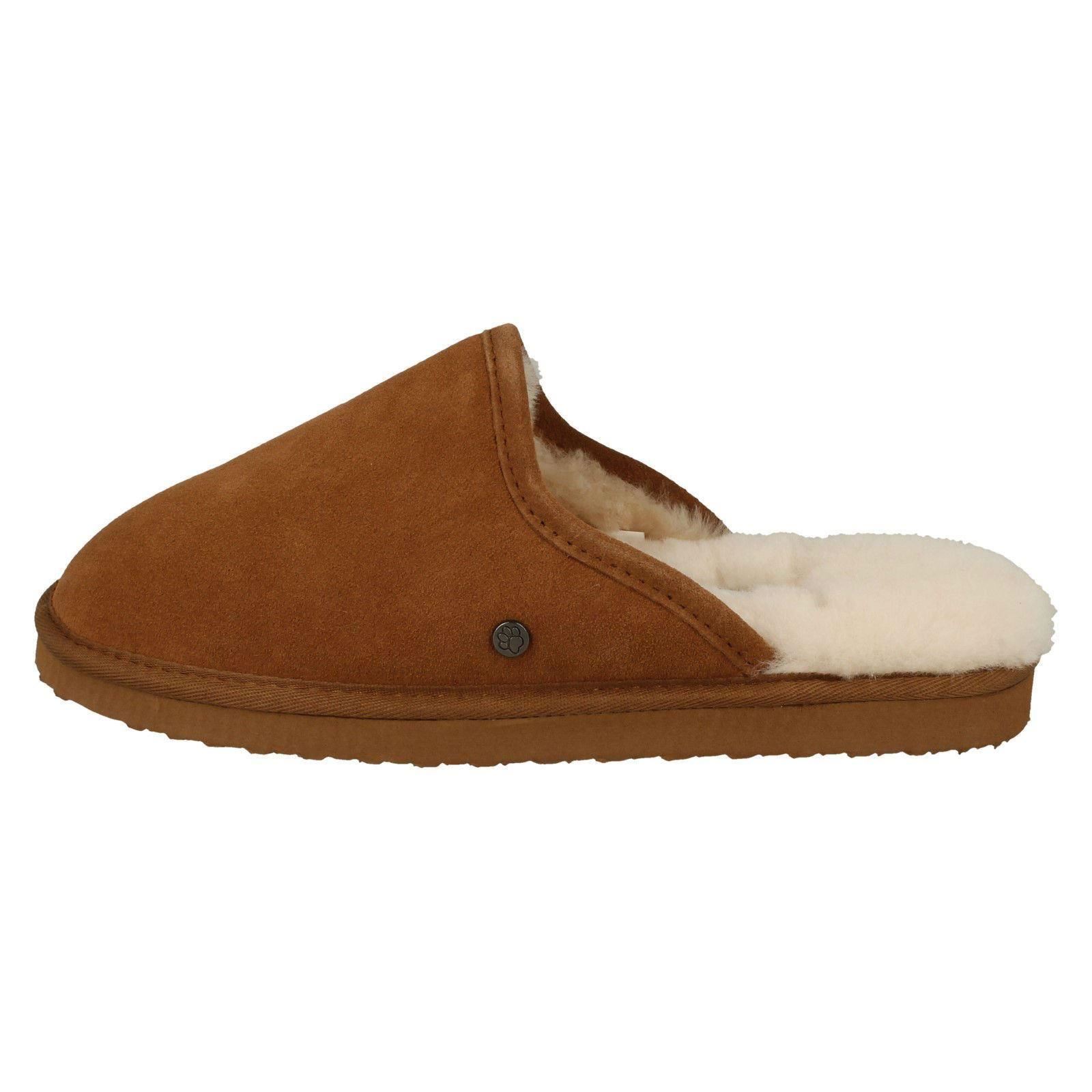 Uomo Padders Originale Foderato pelle di Pecora Ciabatte Nevis