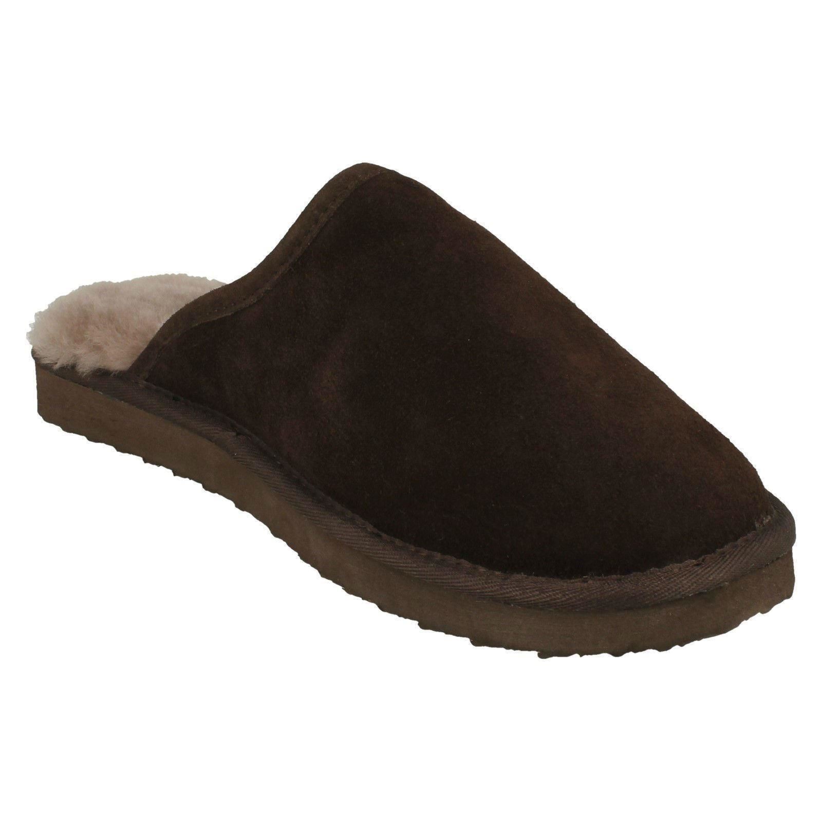 Uomo Padders Originale Foderato pelle di Pecora Ciabatte Nevis