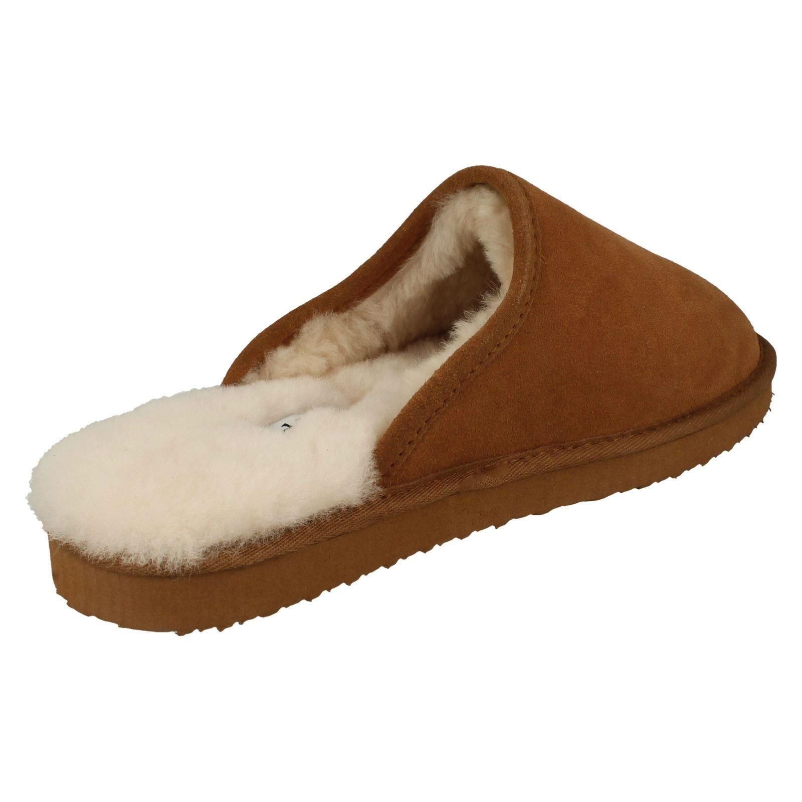 Uomo Padders Originale Foderato pelle di Pecora Ciabatte Nevis