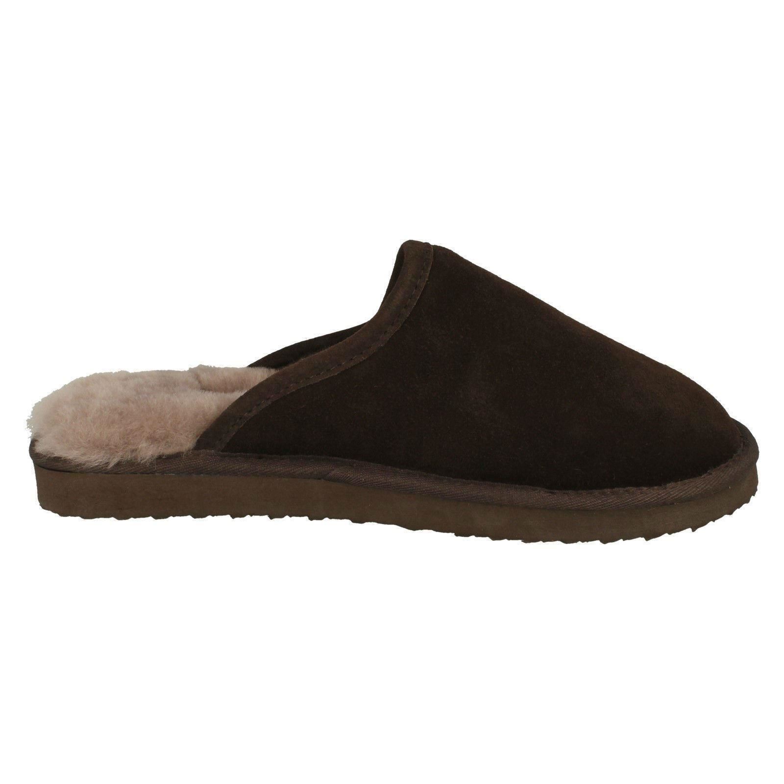 Uomo Padders Originale Foderato pelle di Pecora Ciabatte Nevis
