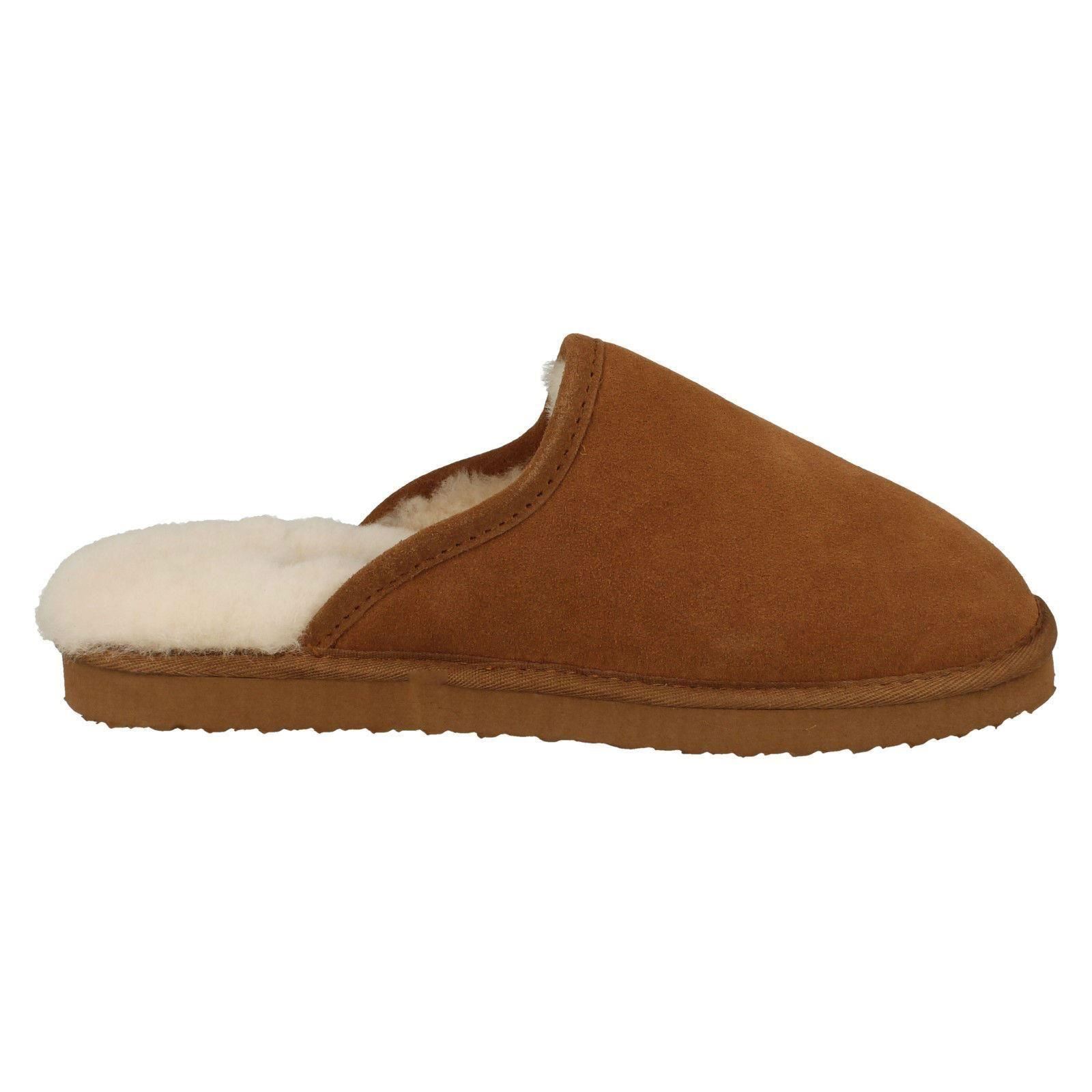 Uomo Padders Originale Foderato pelle di Pecora Ciabatte Nevis