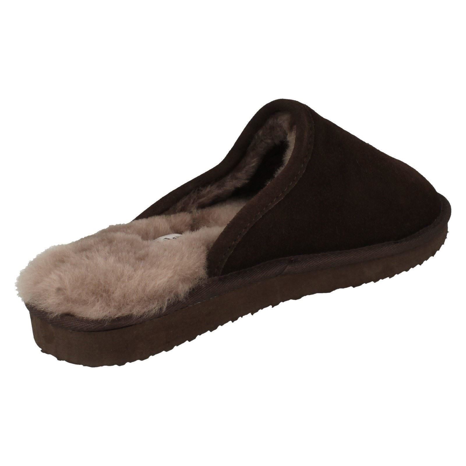 Uomo Padders Originale Foderato pelle di Pecora Ciabatte Nevis
