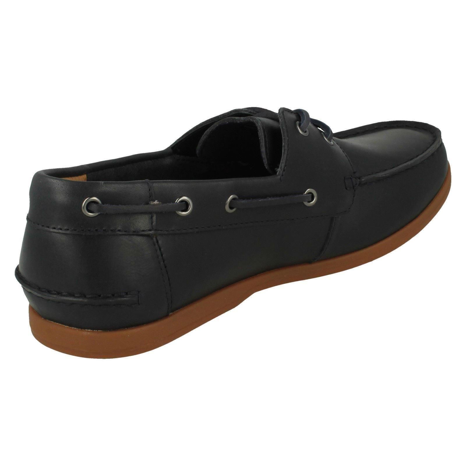 Clarks Mens Lace Up Boat Shoes Morven Sail eBay