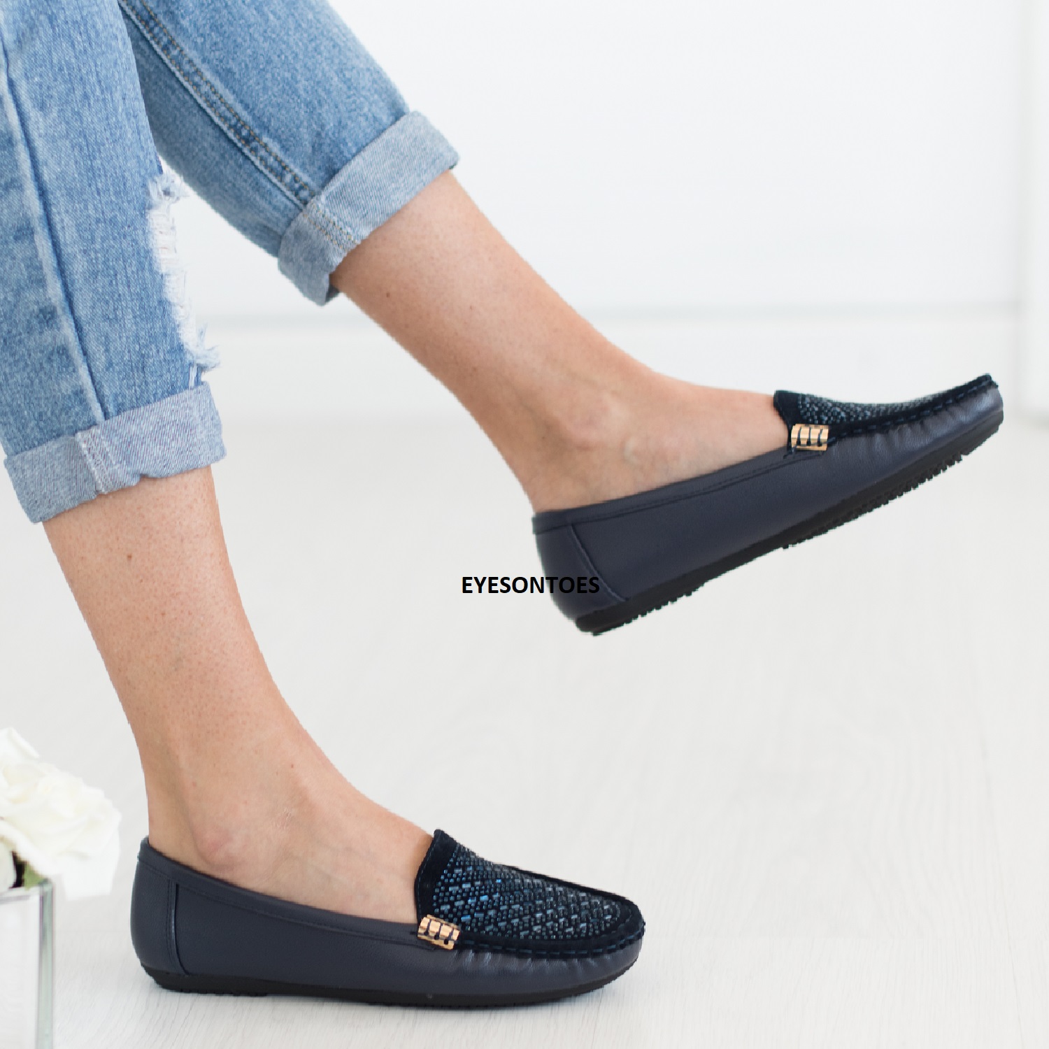 Femmes Noir Verni Slip-Sur Plat Mocassins Smart Casual Comfy Travail Chaussures UK 3-8 Femmes Noir Verni Slip-Sur Plat Mocassins Smart Casual Comfy Travail Chaussures UK 3-8