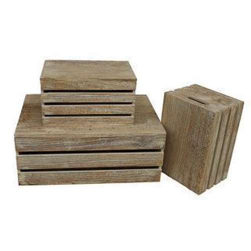 Effetto Rovere Coperchio Scatola Portaoggetti