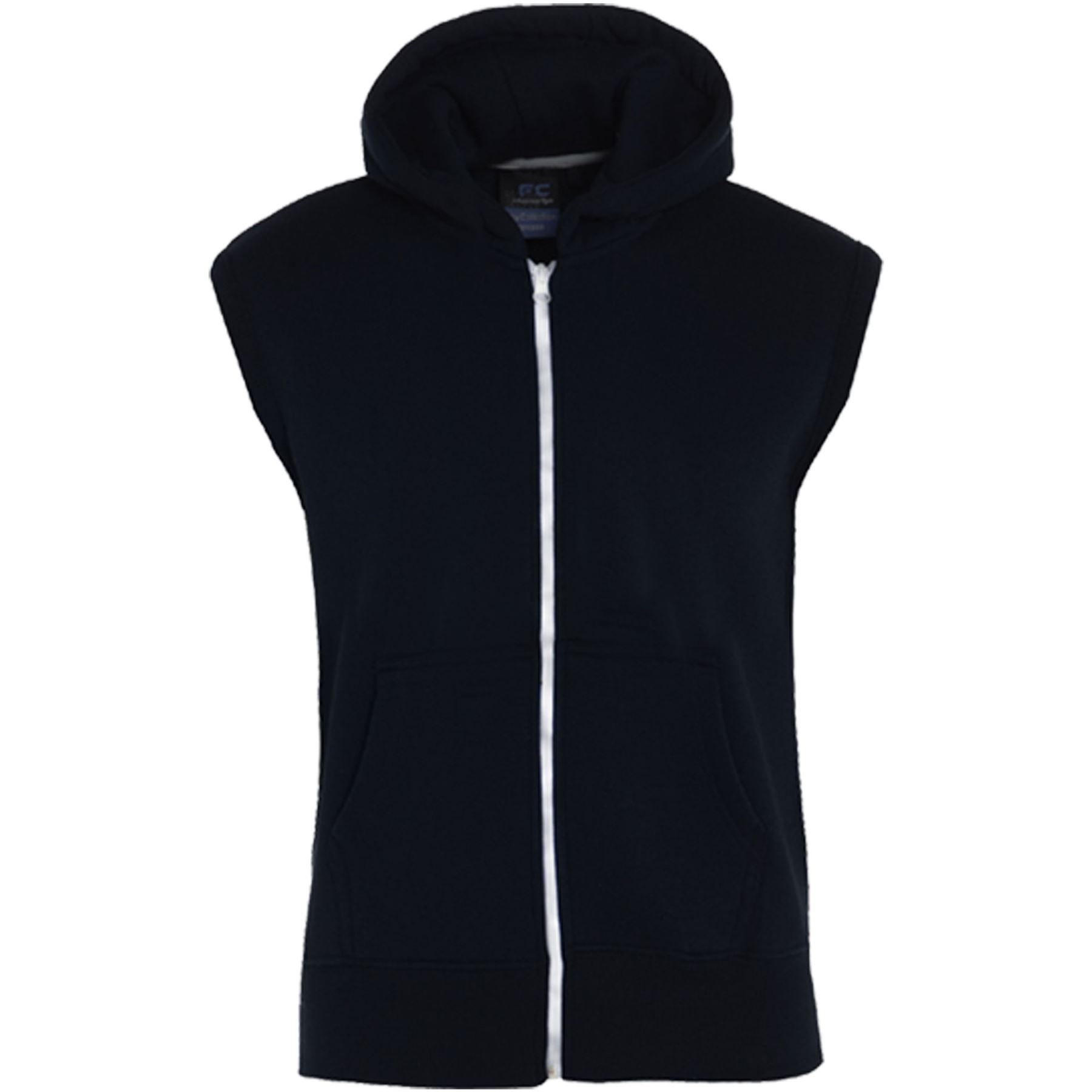Kids Girls Boys Plain Gilet Fleece Hoodie Zipper Sleeveless Jacket 2-13 Years