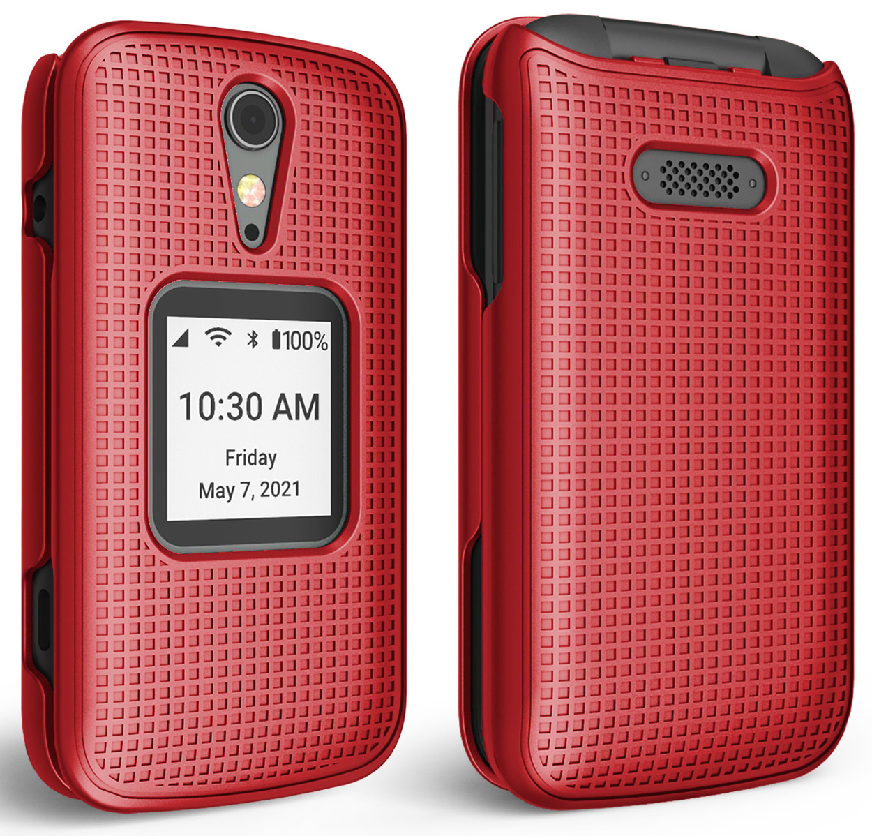 Grid Texture Case Slim Hard Shell Cover for Lively Jitterbug Flip 2 Phone, Flip2 eBay