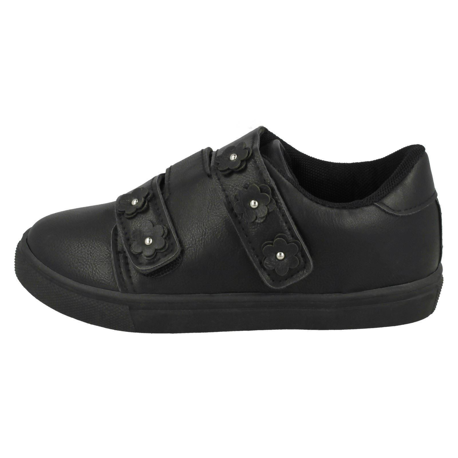 Girls Spot On Flower Strap /'Pumps/'