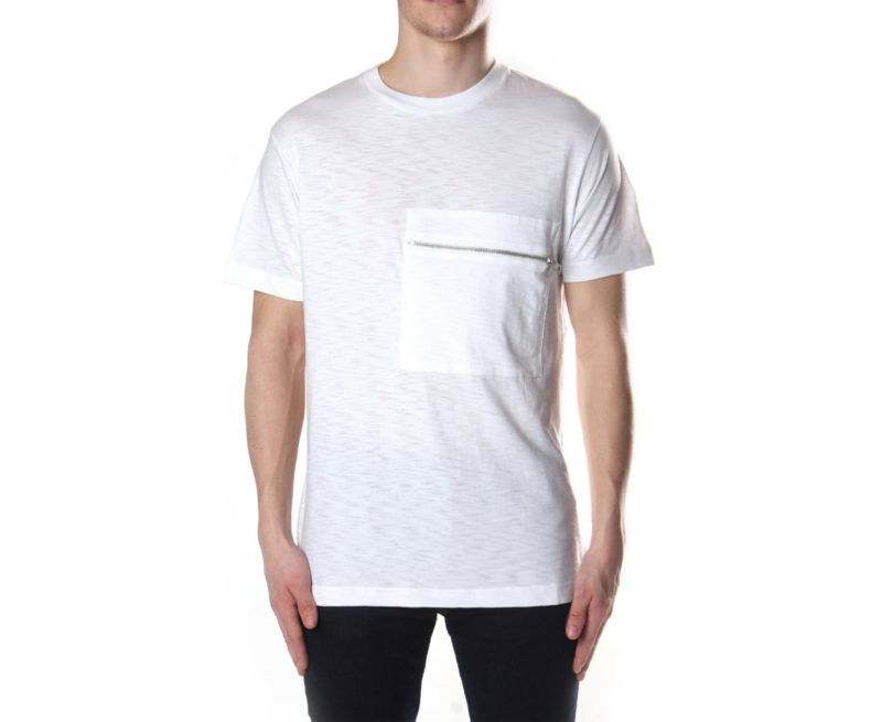 T Det Uomo Shirt Girocollo Casual Estivo Cotone Polo Bianco T-Shirt