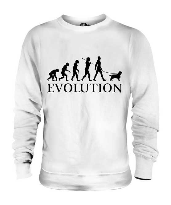 Donna Cane Cocker Unisex Umana Uomo Spaniel Evoluzione Inglese Maglione x04w18wa