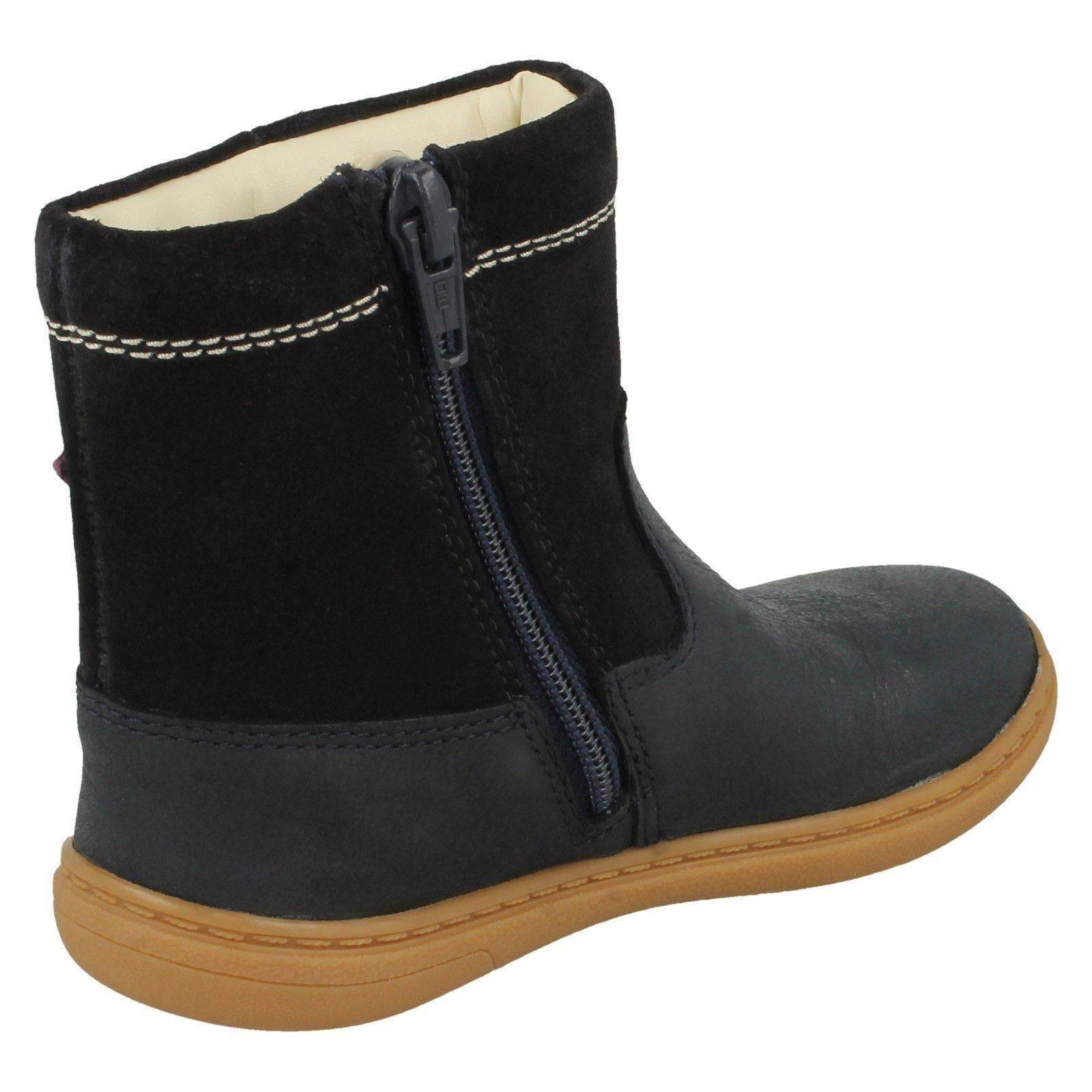 Details about / Girls Clarks Flash Shine T Shooting Star Detailed Boots