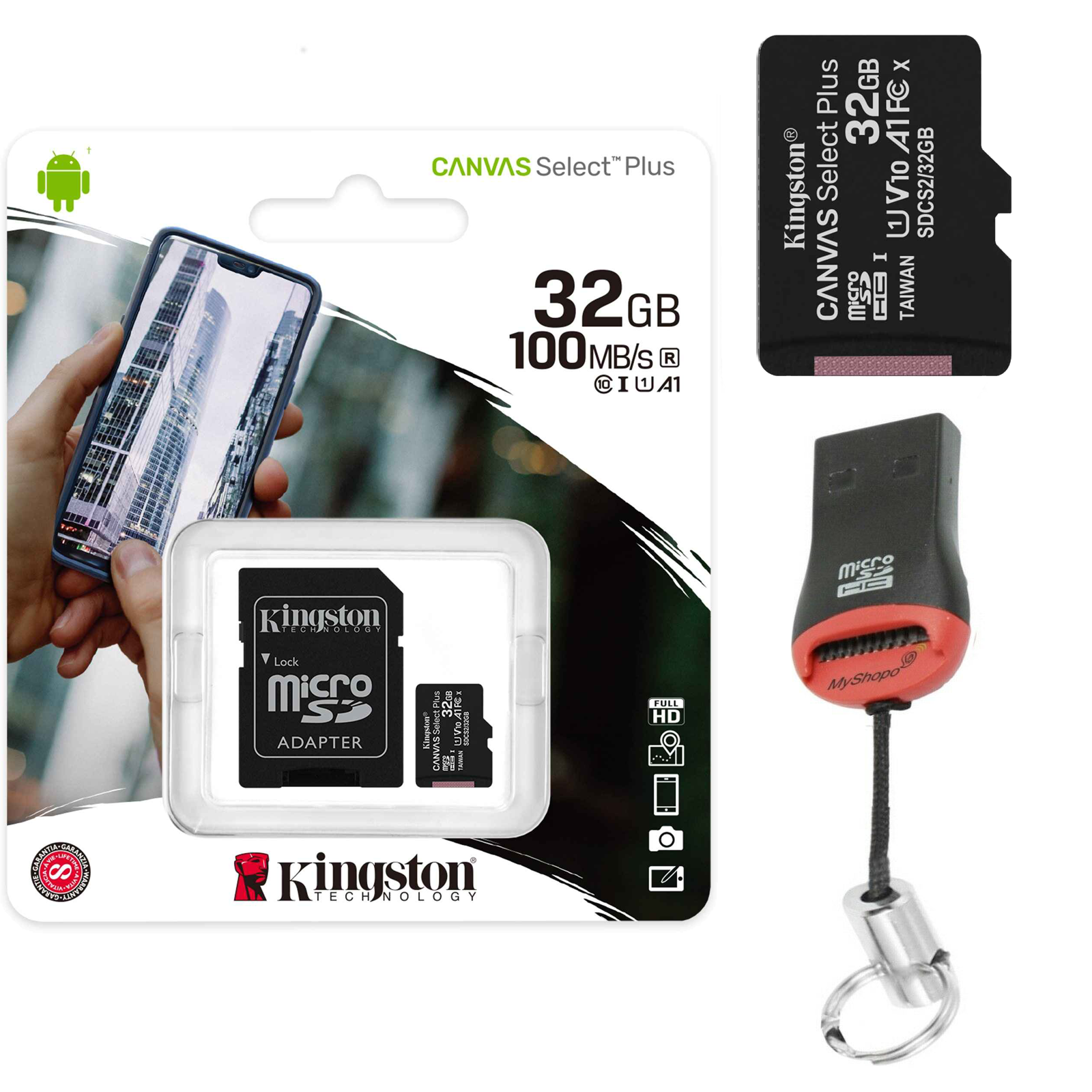 Carte Mémoire Kingston pour Huawei P40 Lite E MICROSD Sdxs Toile 16