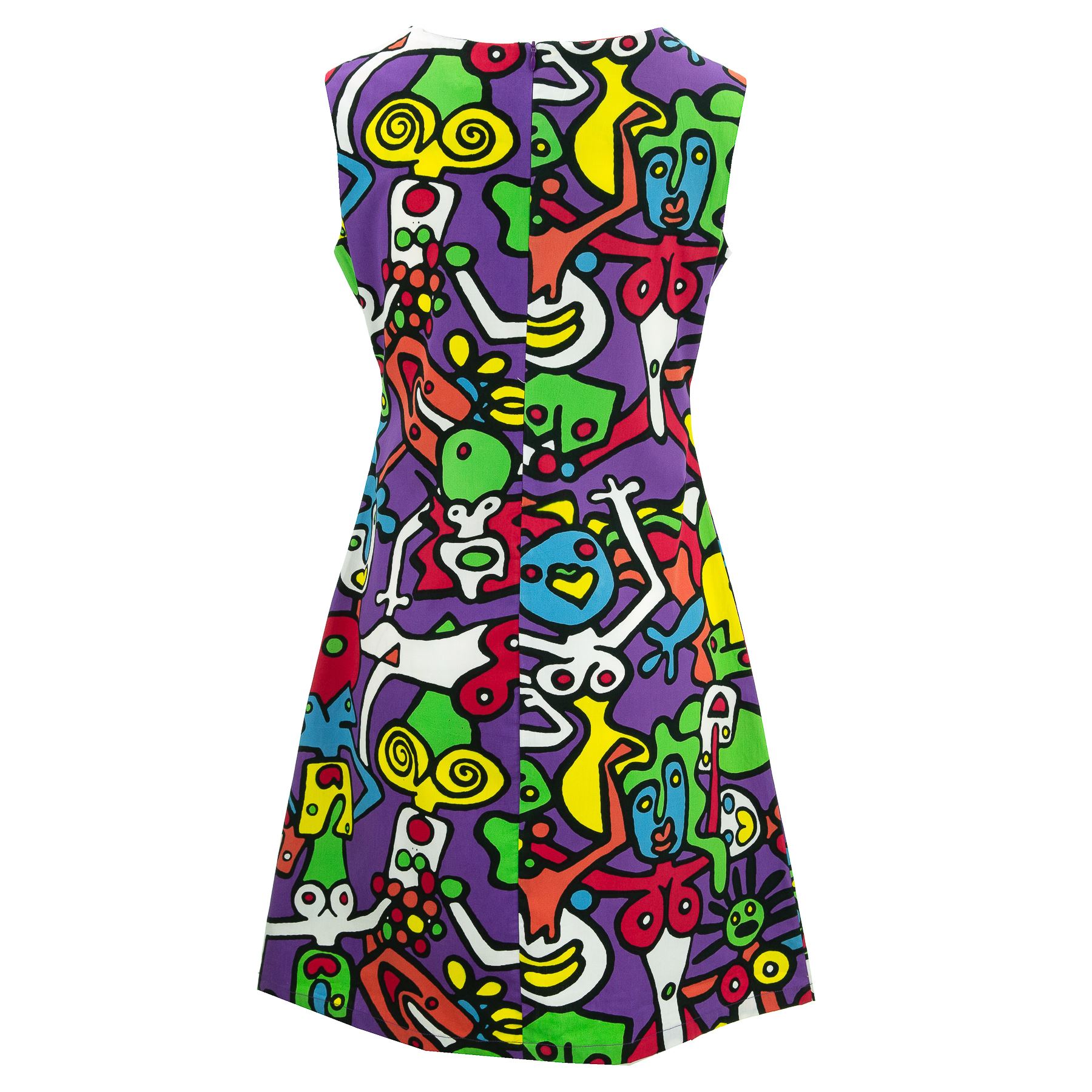 Nette Shifty Kleid Loud Originals Damen Ärmellos Sommer Freizeit Reißverschluss