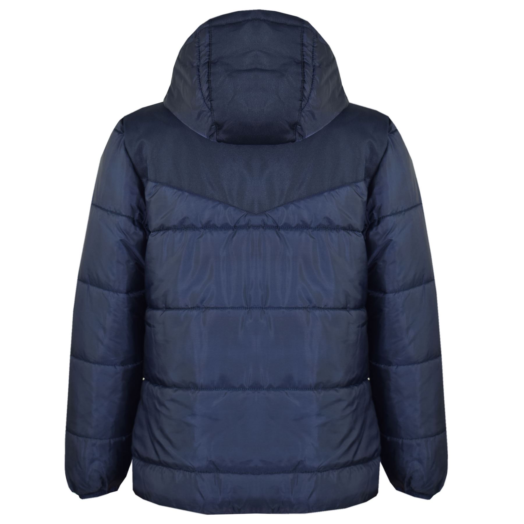 Enfants Veste Garçons Filles Rembourré Gilet Bulle zippé à capuche chaud épais Manteaux 3-13Y