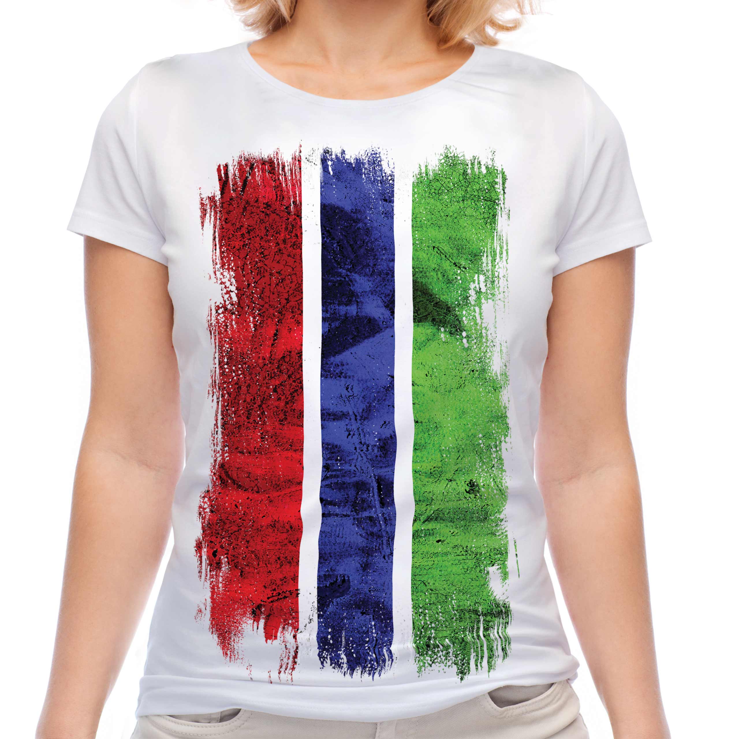 Candymix Texas State Bandiera del Grunge T-Shirt da Donna Maglietta