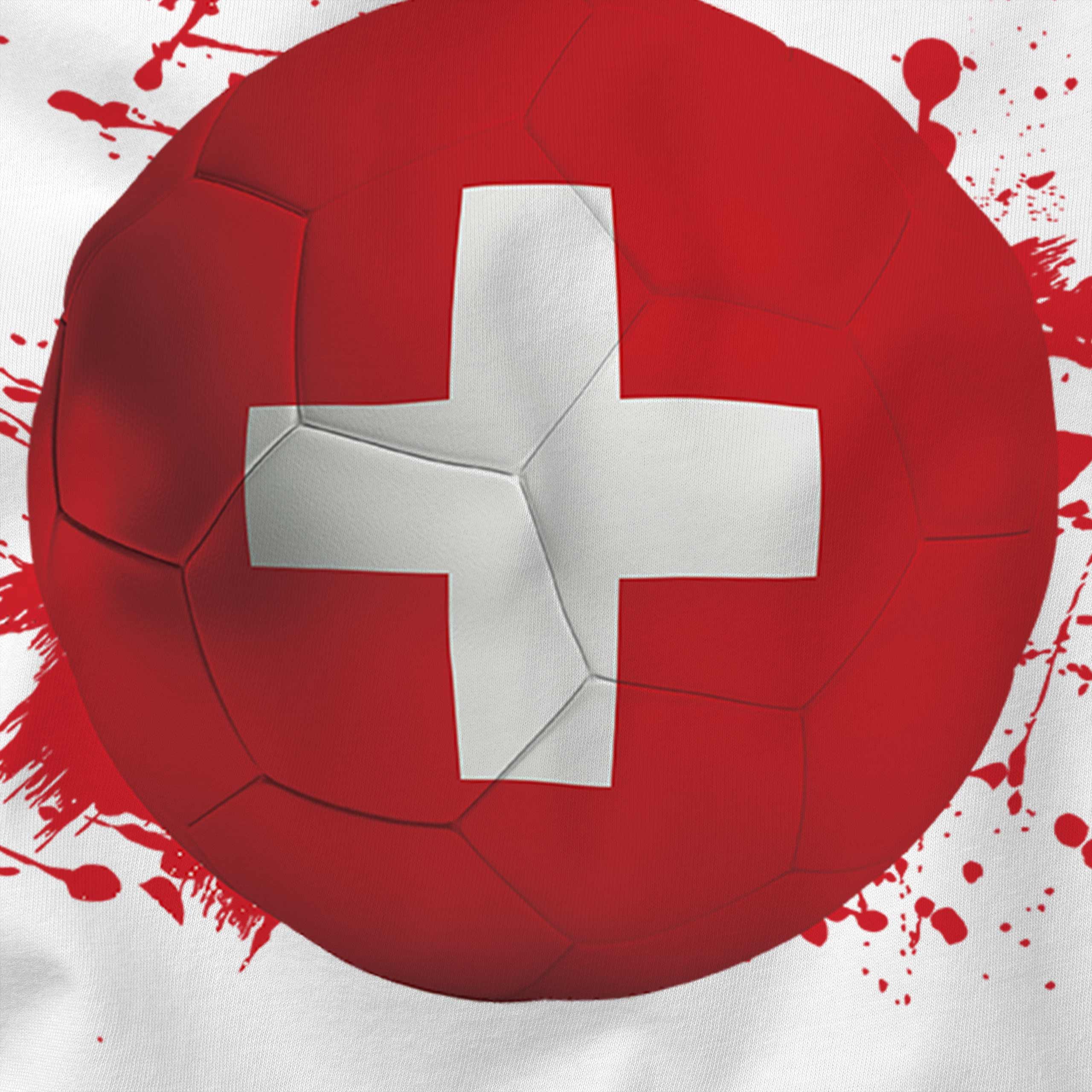Tee shirt SUISSE femme football foot drapeau switzerland flag euro