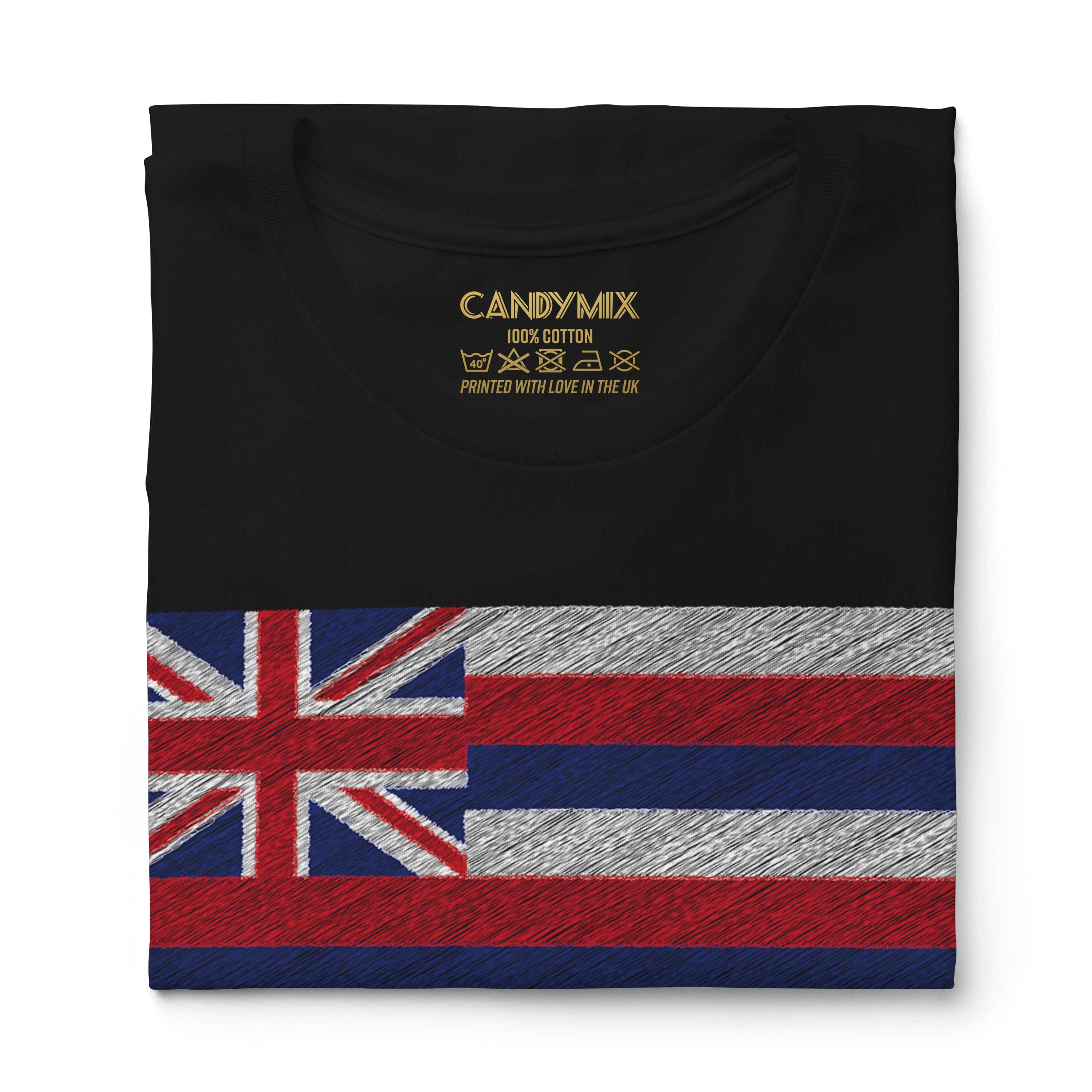 Hawaii State Scarabocchio Bandiera Donna T-Shirt Maglia Regalo Hawaiano Calcio - 第 10/21 張圖片