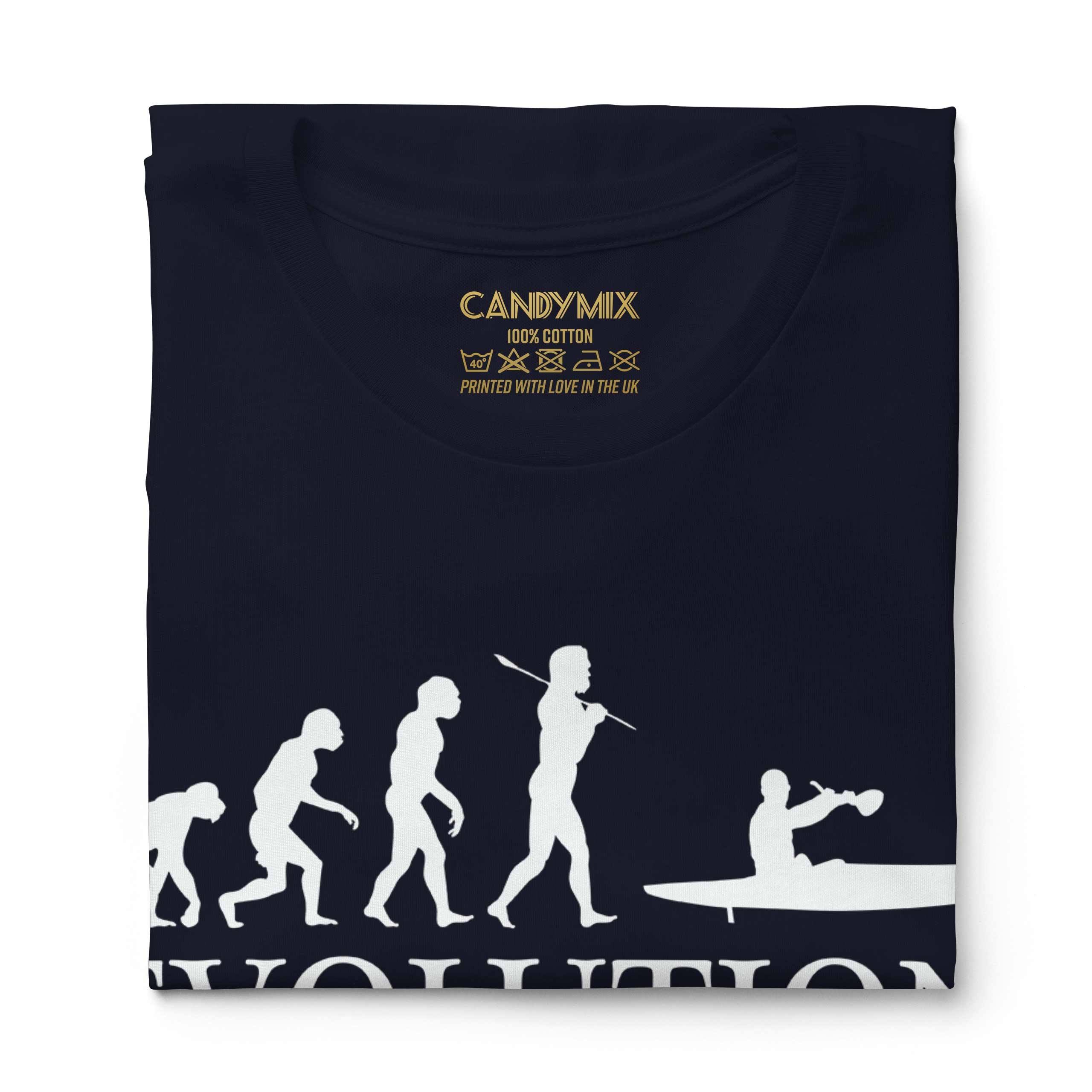Flyak Evolution Damen T-Shirt Geschenk Kajak für Anfänger - Picture 20 of 21