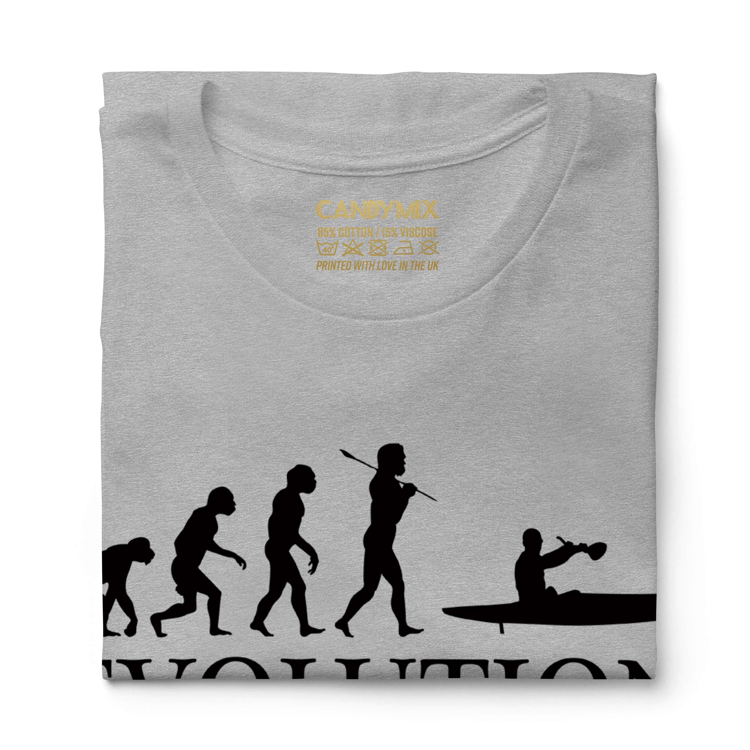 Flyak Evolution Damen T-Shirt Geschenk Kajak für Anfänger - Picture 15 of 21