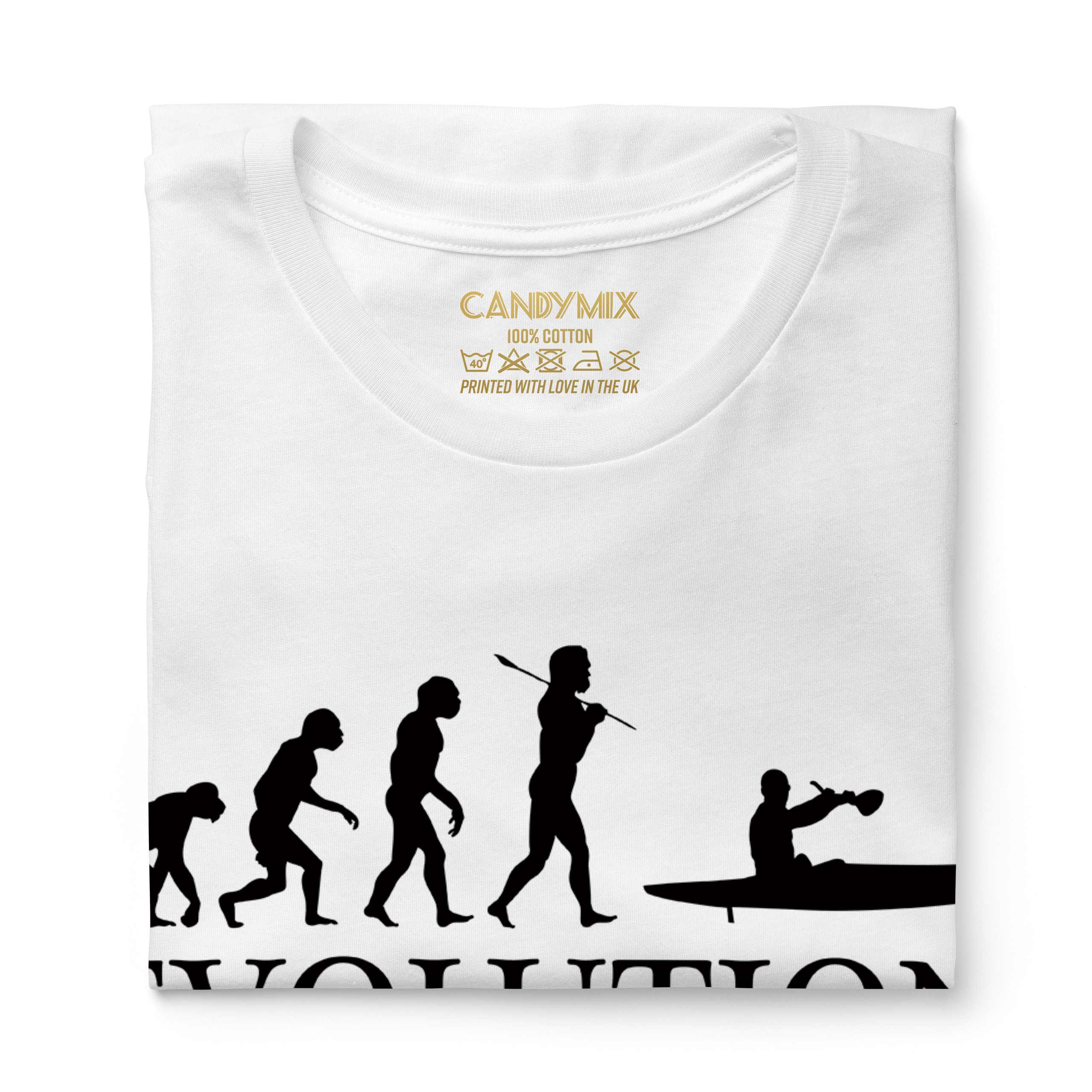 Flyak Evolution Damen T-Shirt Geschenk Kajak für Anfänger - Picture 5 of 21