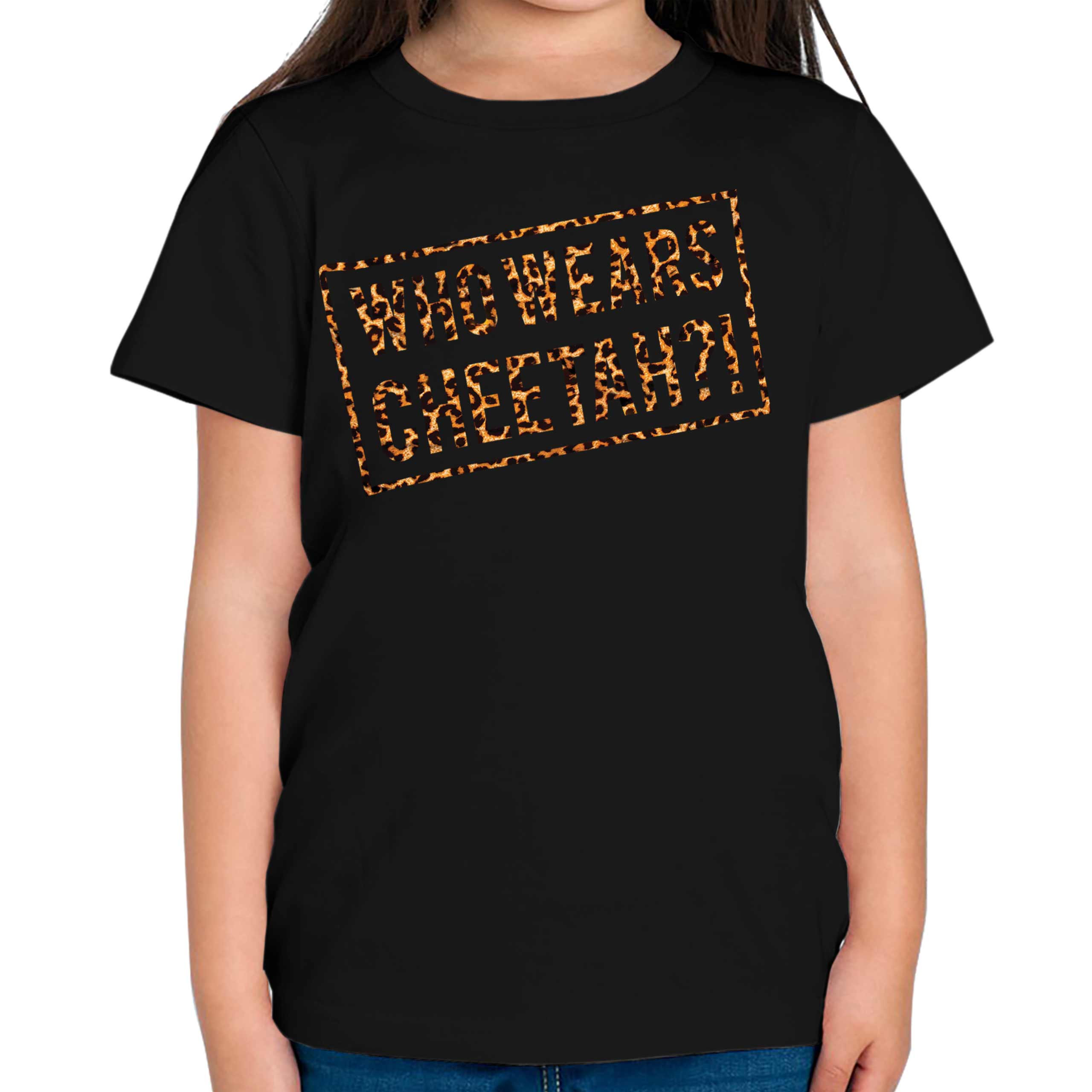 Who Ropa Guepardo Niños Camiseta Top Moderno # Selfie Hashtag Swag Hispter