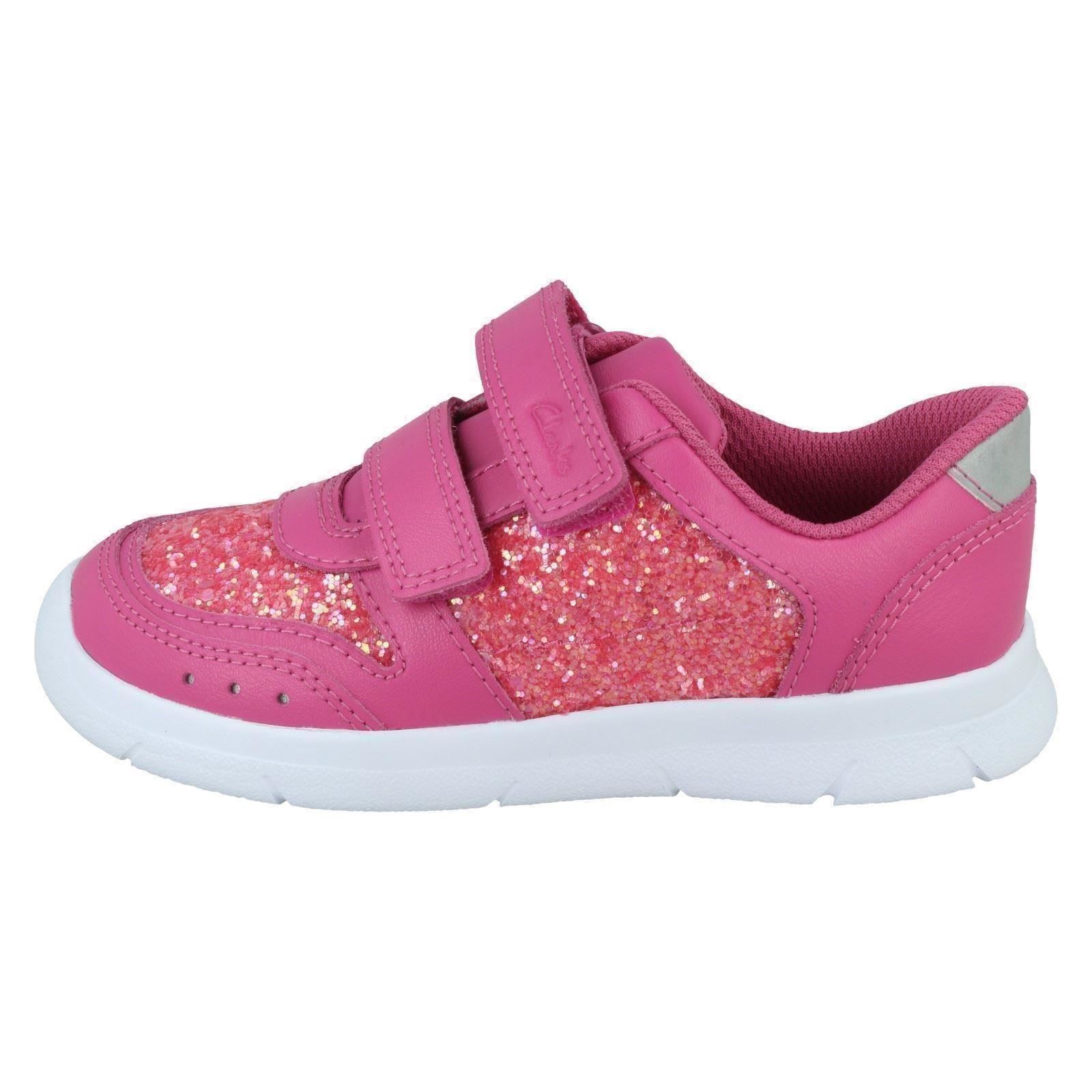 Girls Clarks Casual Lightweight Trainers ATH Sonar Girls Clarks Casual Lightweight Trainers ATH Sonar