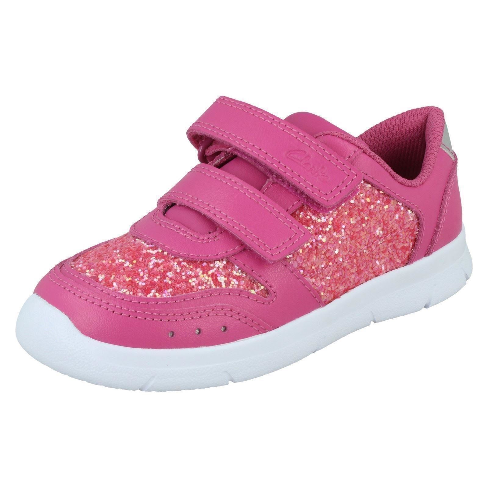 Girls Clarks Casual Lightweight Trainers ATH Sonar Girls Clarks Casual Lightweight Trainers ATH Sonar