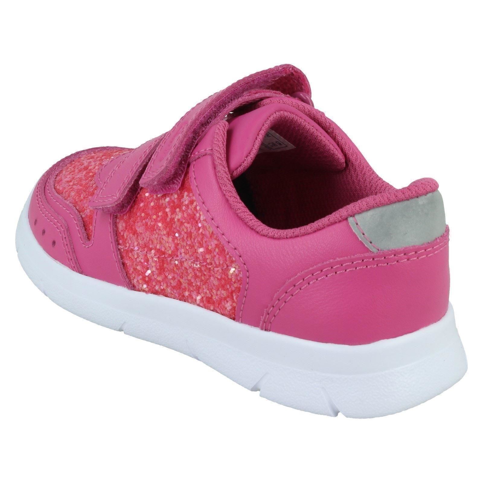 Girls Clarks Casual Lightweight Trainers ATH Sonar Girls Clarks Casual Lightweight Trainers ATH Sonar