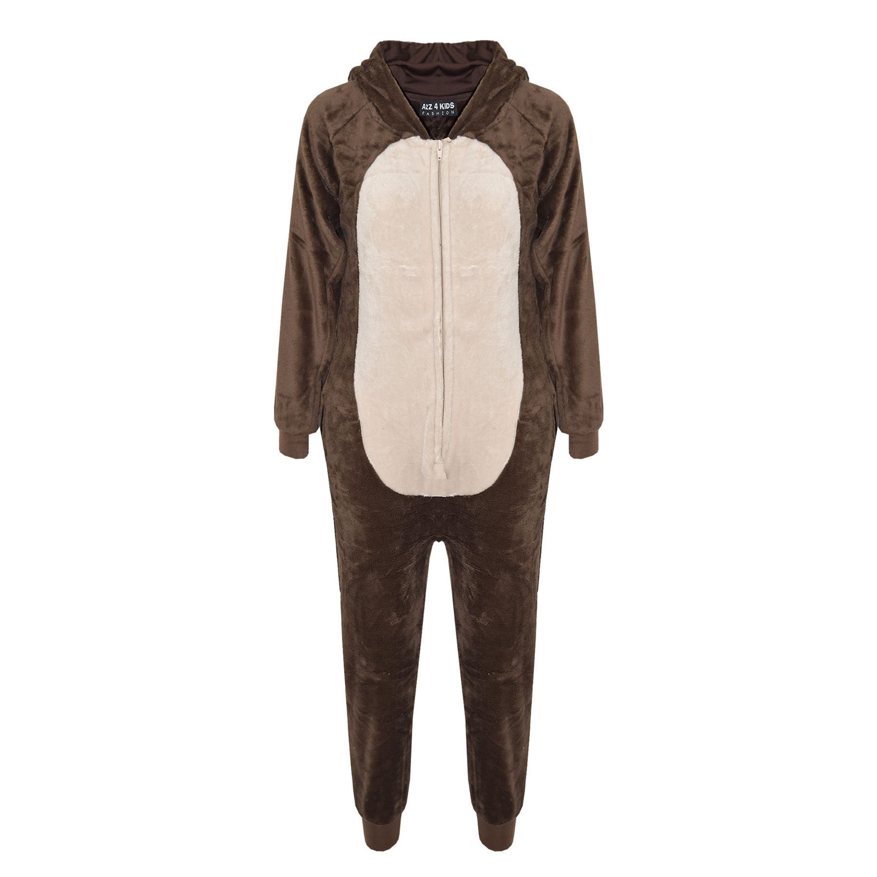 Kids Animal A2Z Onesie One Piece Pyjamas Sleepsuit Costume Gifts for Girls Boys - Picture 109 of 240