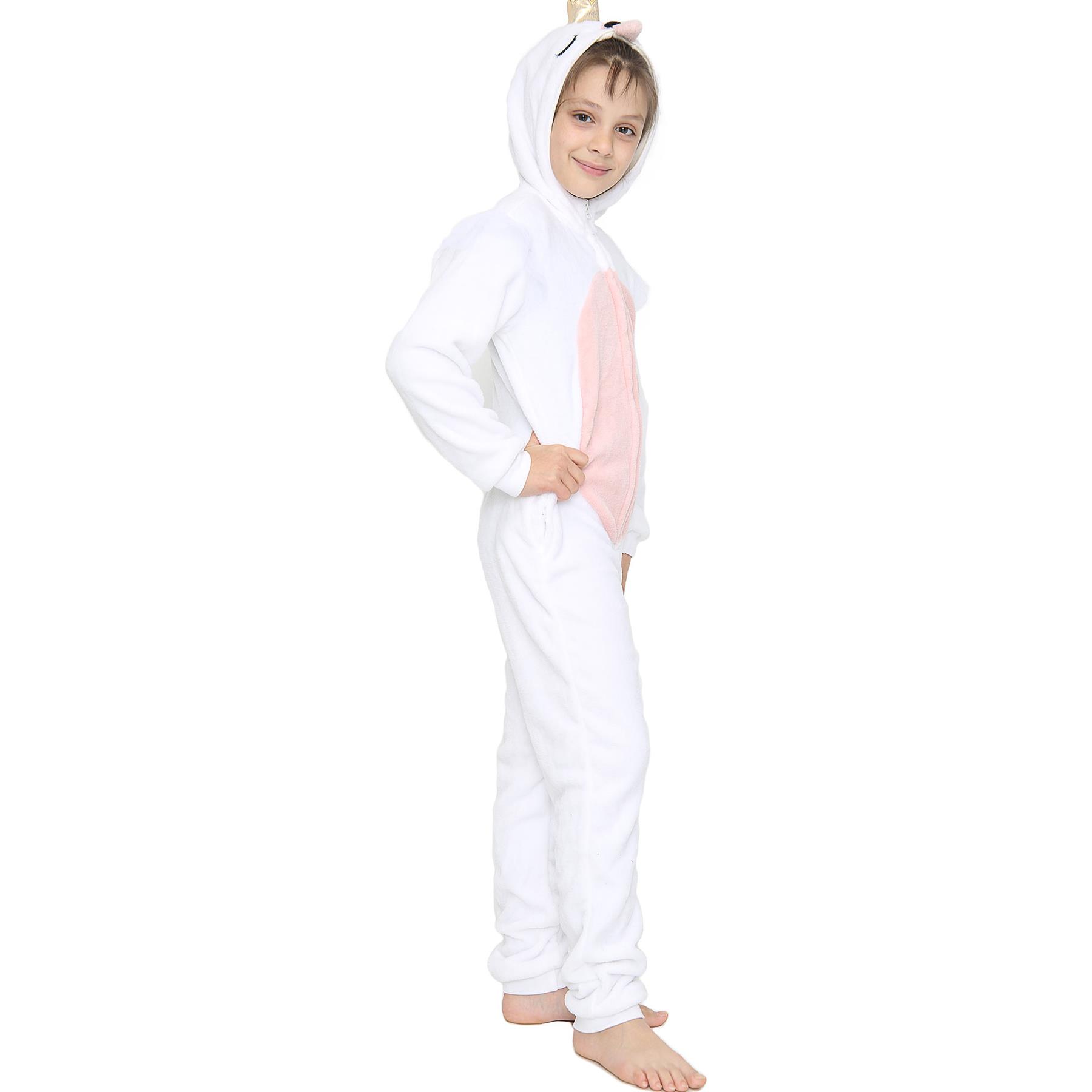 Kids Animal A2Z Onesie One Piece Pyjamas Sleepsuit Costume Gifts for Girls Boys - Picture 150 of 240