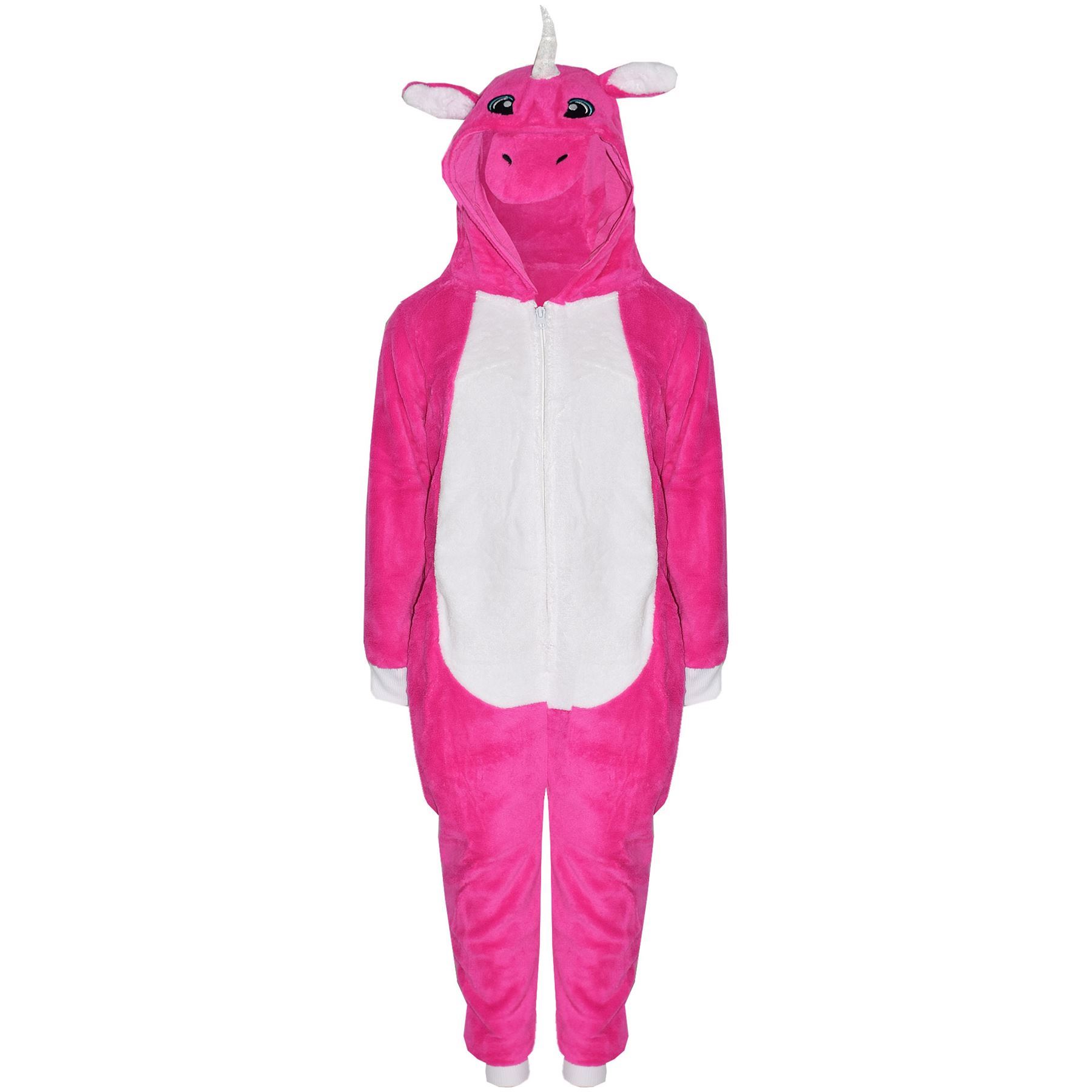 Kids Animal A2Z Onesie One Piece Pyjamas Sleepsuit Costume Gifts for Girls Boys - Picture 193 of 240