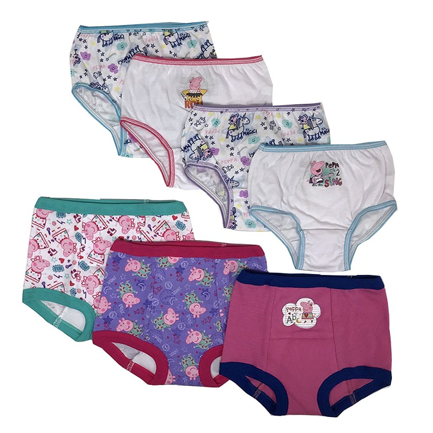 Bambine 3pk Pantaloni da Allenamento E 4pk Mutandine Confezione Combo