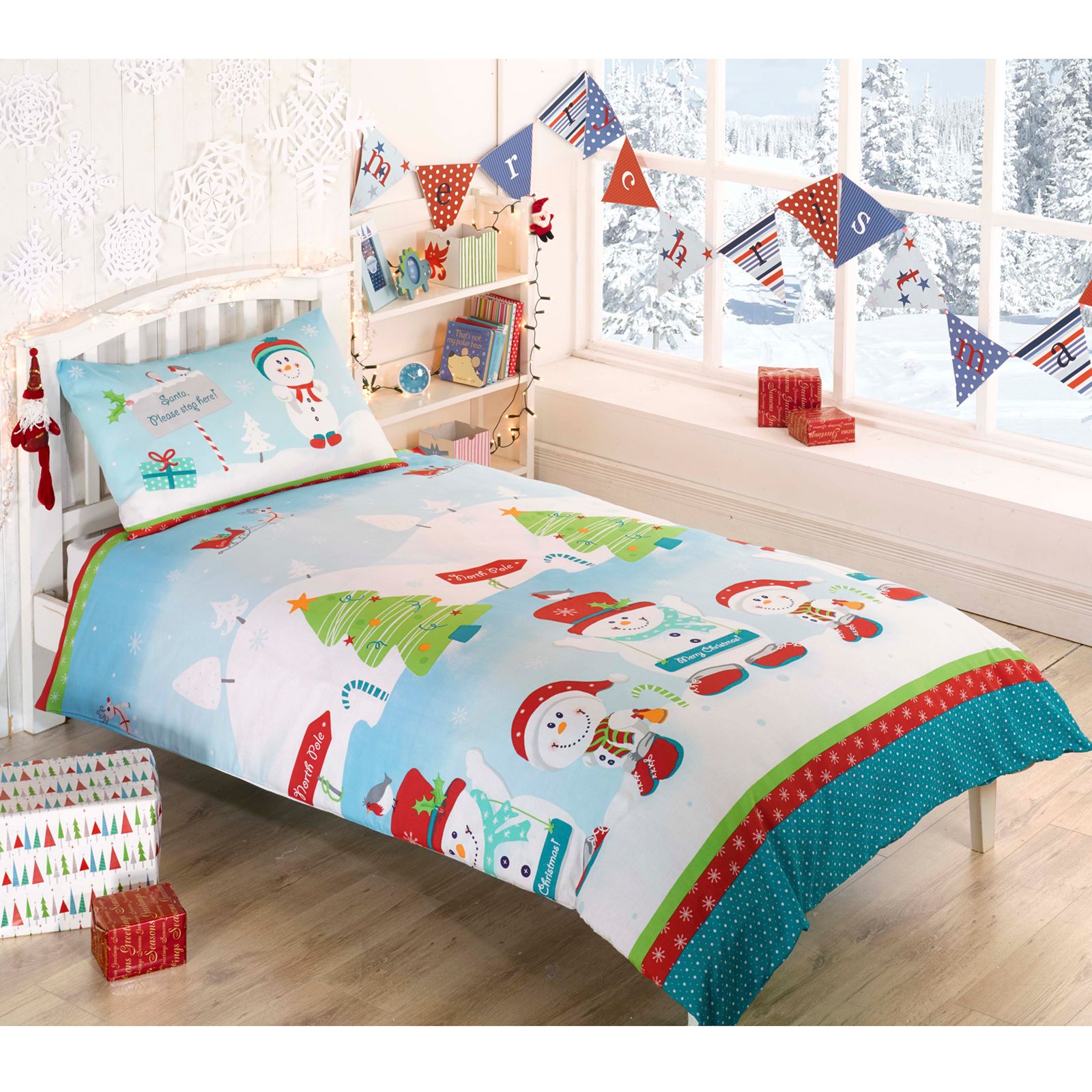 christmas junior bedding