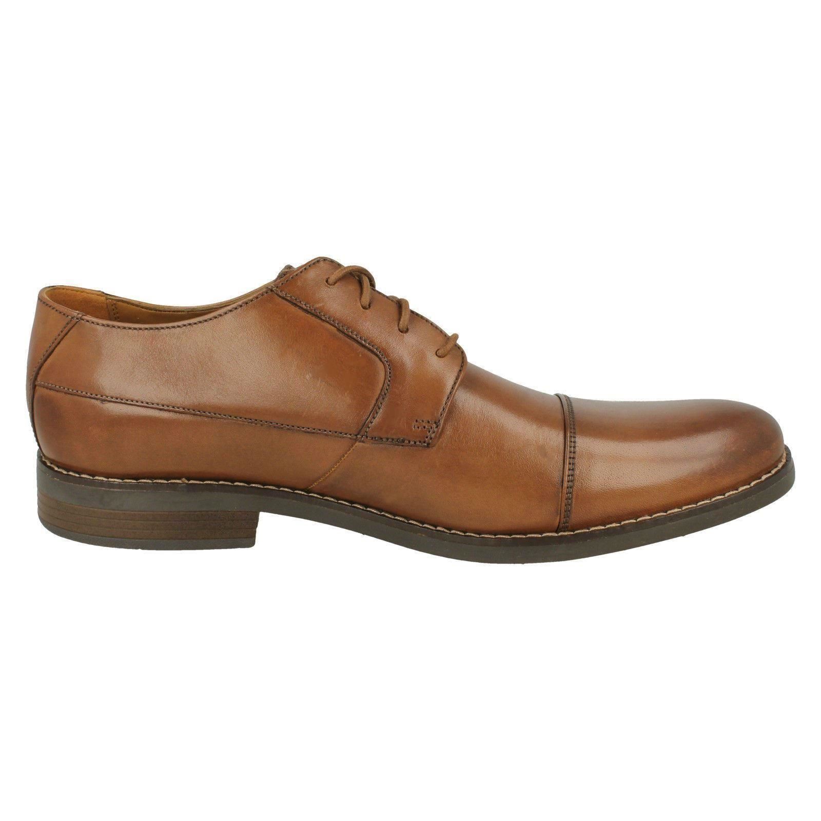 Uomo Clarks Lacci Scarpe Formale Becken Cappello