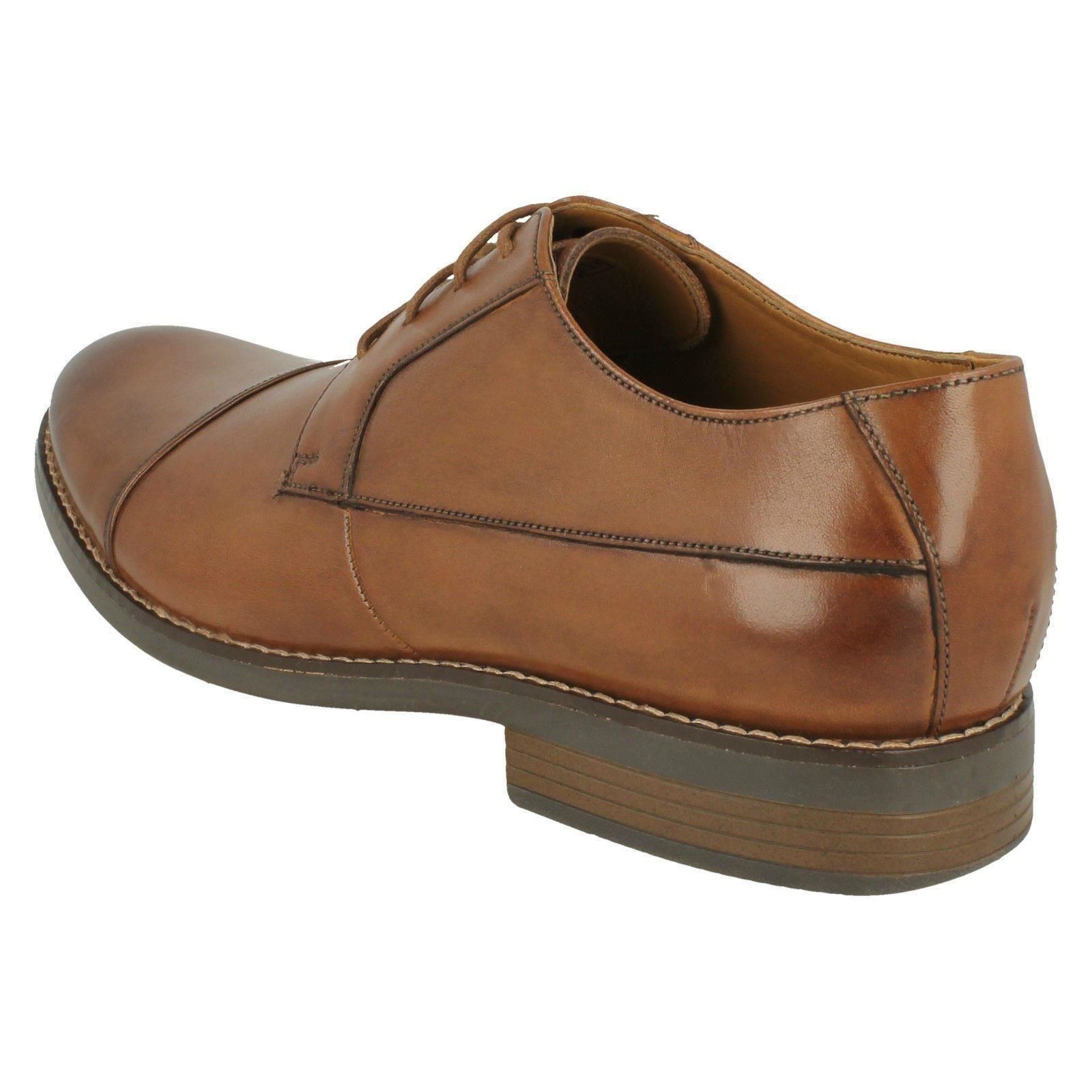 Uomo Clarks Lacci Scarpe Formale Becken Cappello