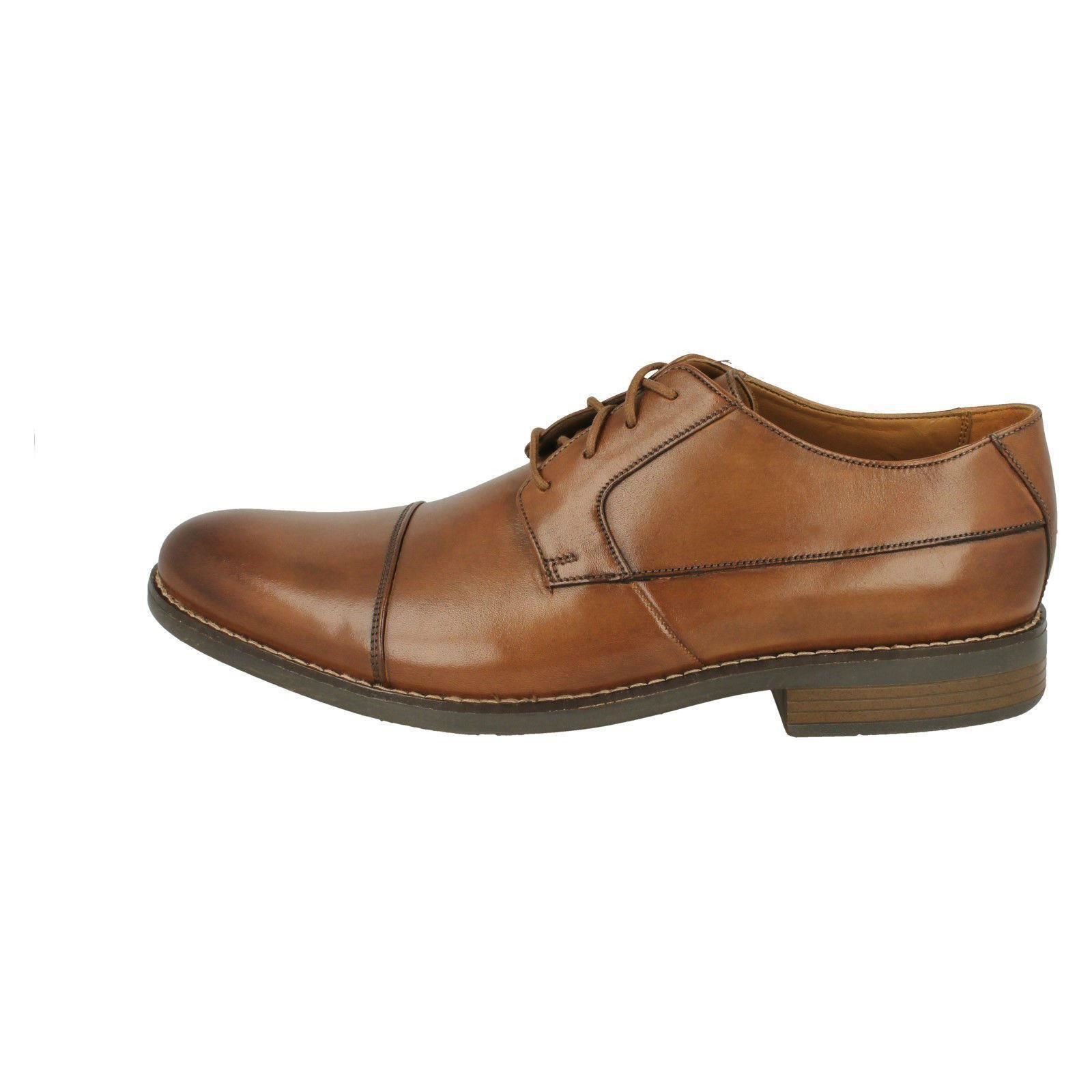 Uomo Clarks Lacci Scarpe Formale Becken Cappello