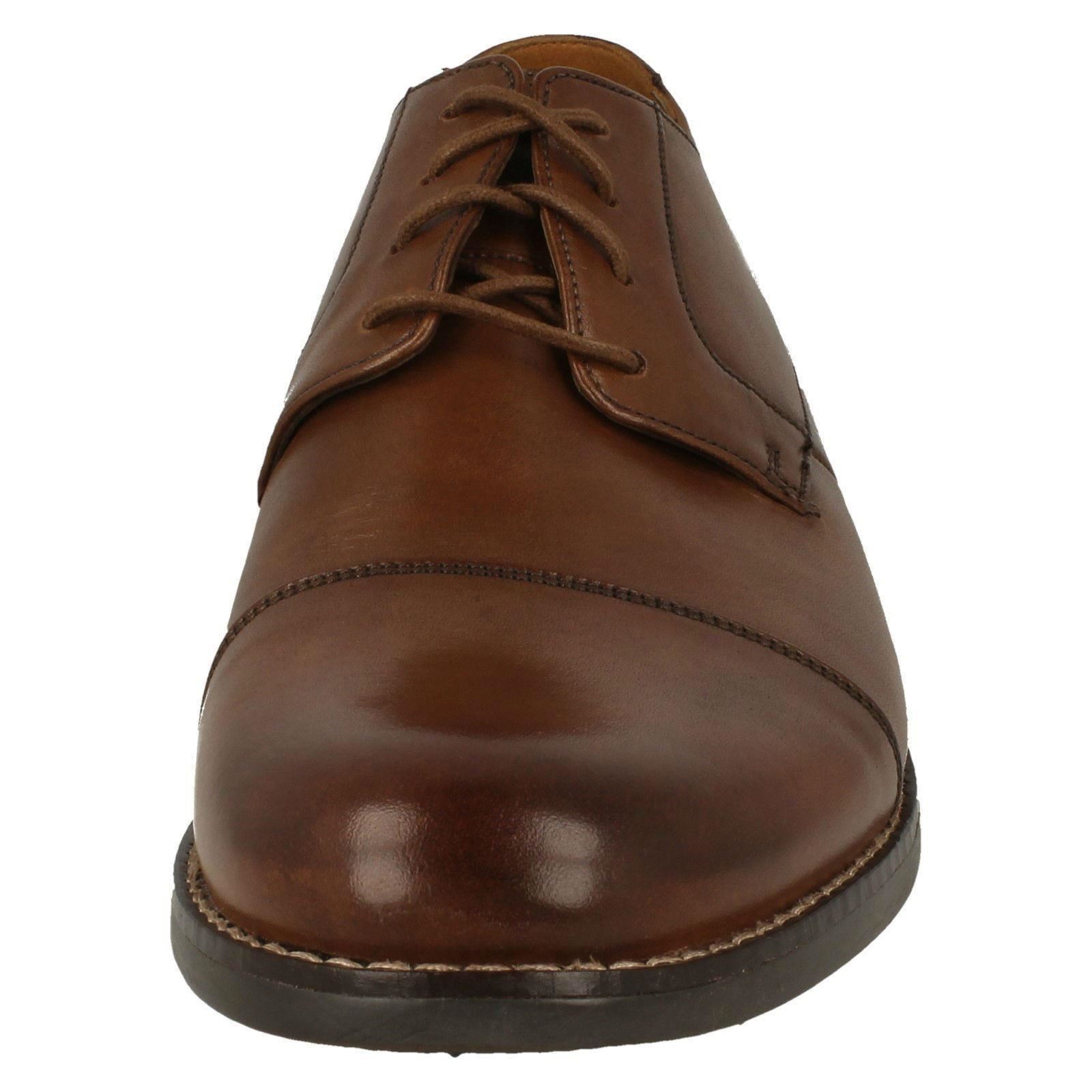 Uomo Clarks Lacci Scarpe Formale Becken Cappello